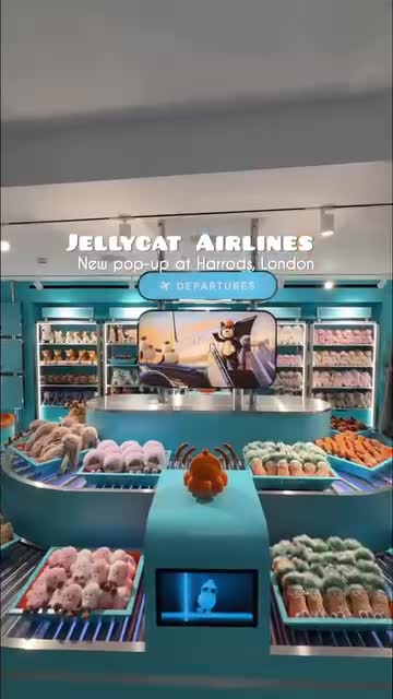 Jellycat pop-up in Harrods