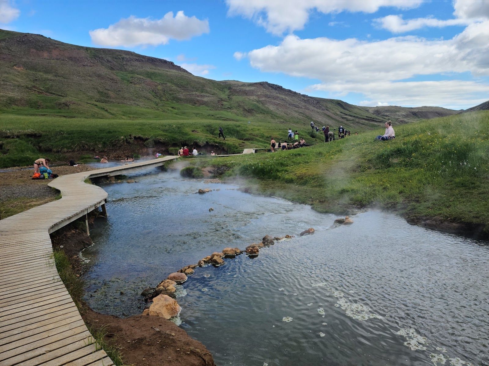 Reykjadalur Hot Spring Thermal River