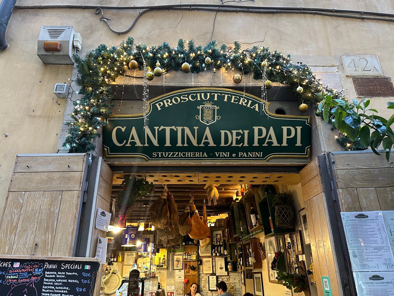 Prosciutteria Cantina dei Papi - Trevi