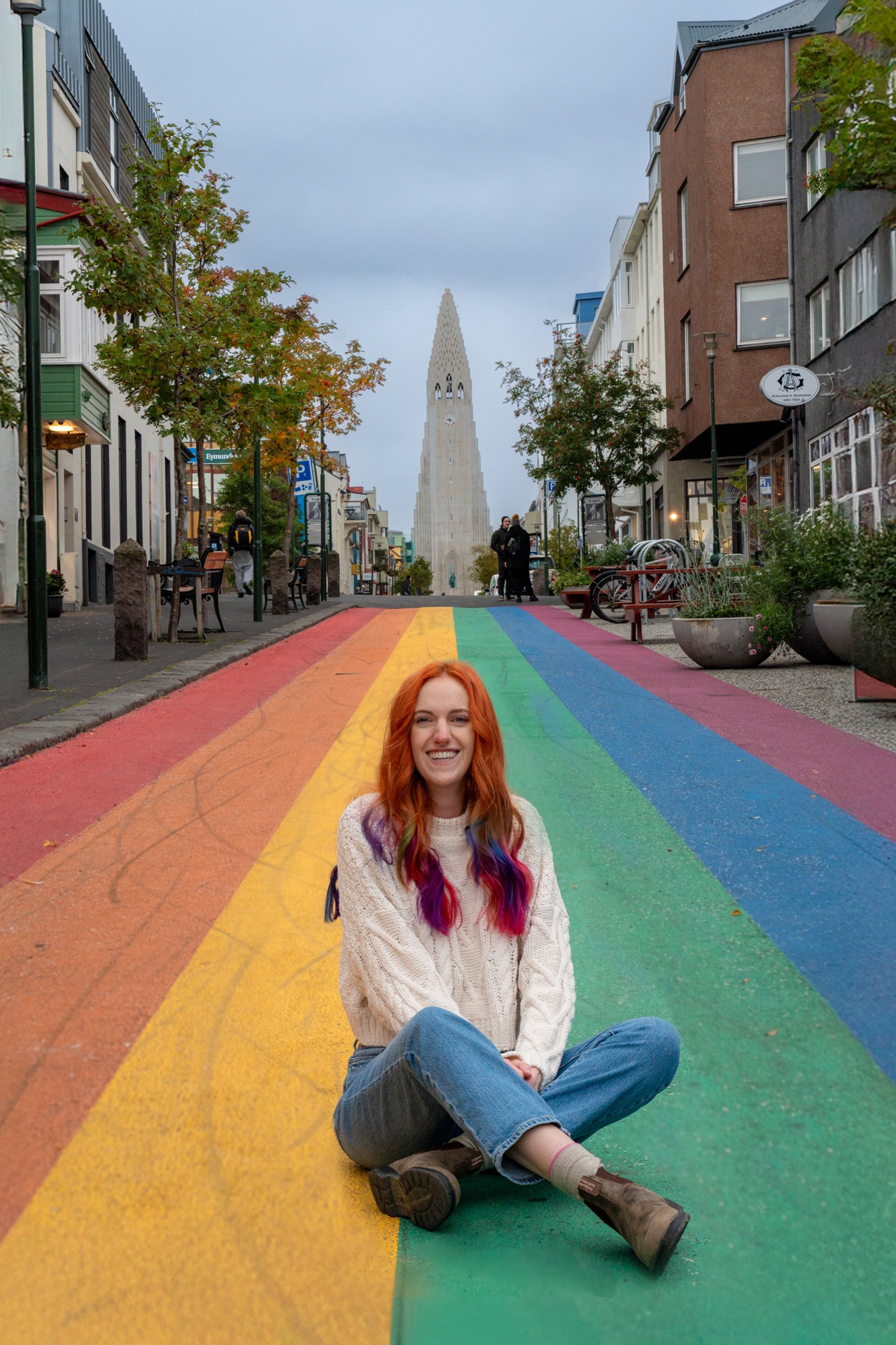 Skólavörðustígur Rainbow Street