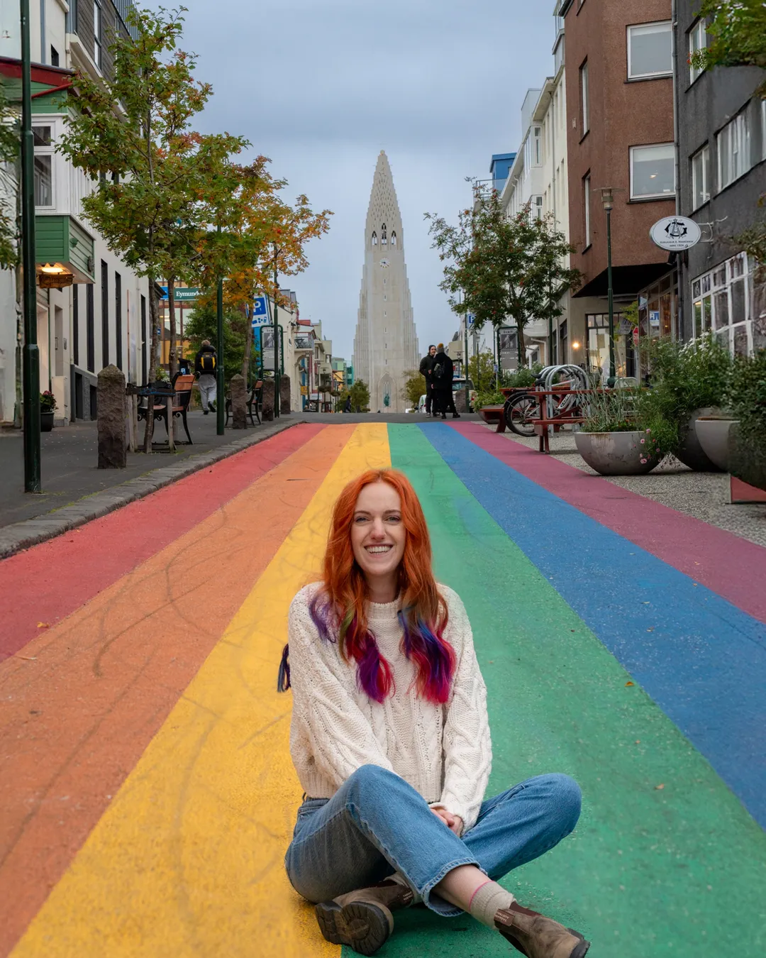 Skólavörðustígur Rainbow Street