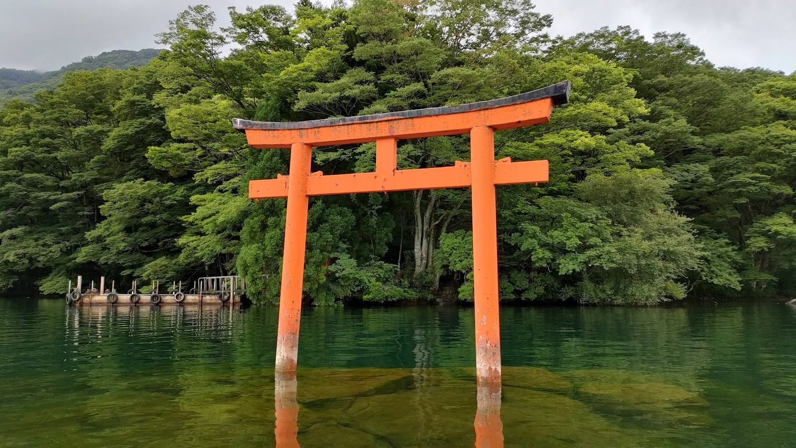 Torii Gate over water