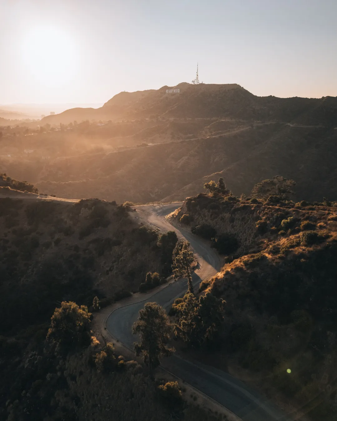 Hollywood Sign Viewpoint above Griffith Observatory