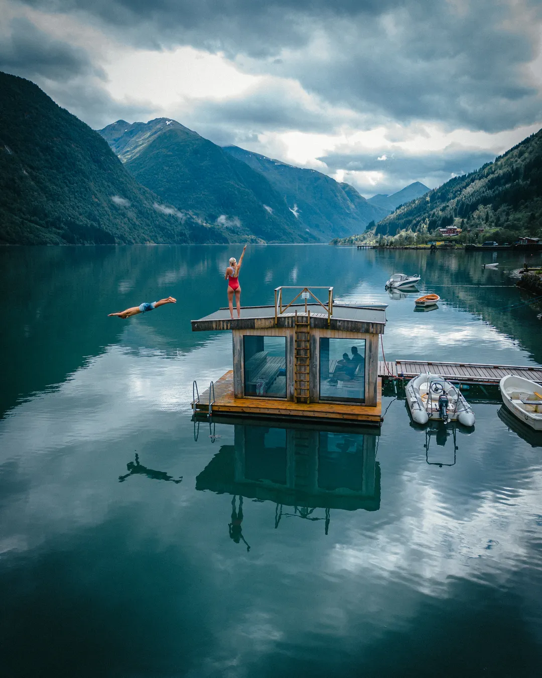 Floating Sauna Fjaerland