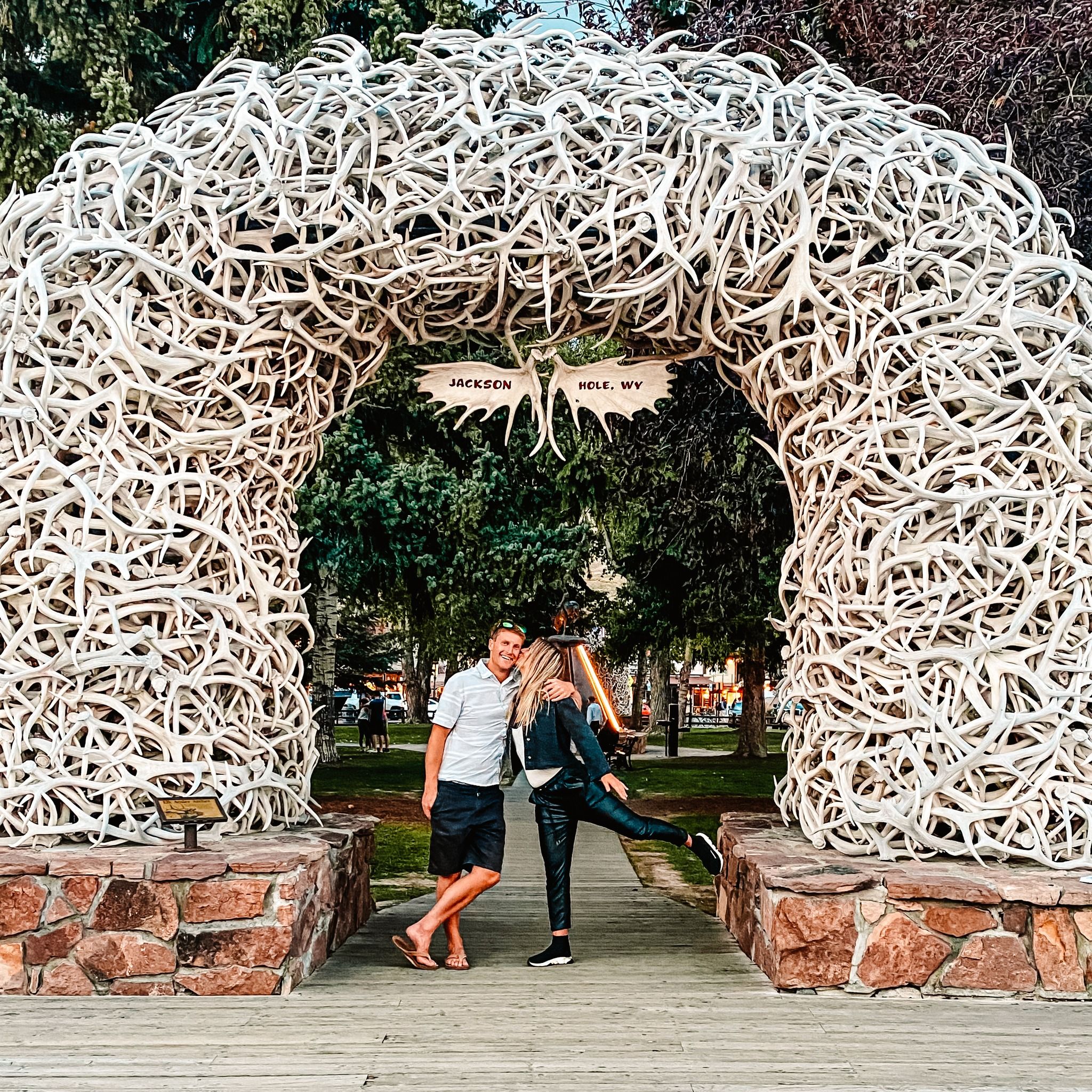 Jackson Hole’s Elk Antler Arch