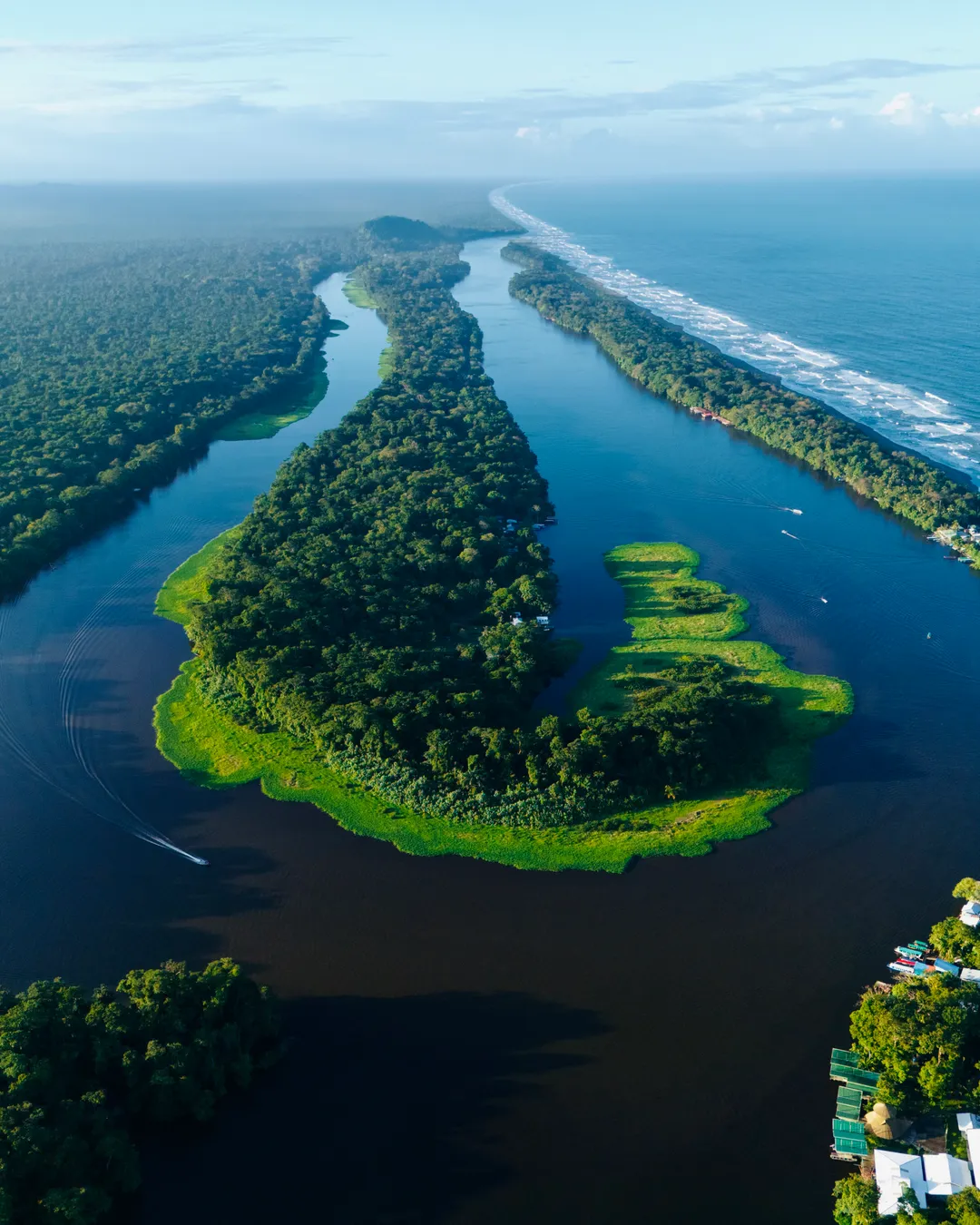 Drone Spot in Tortuguero