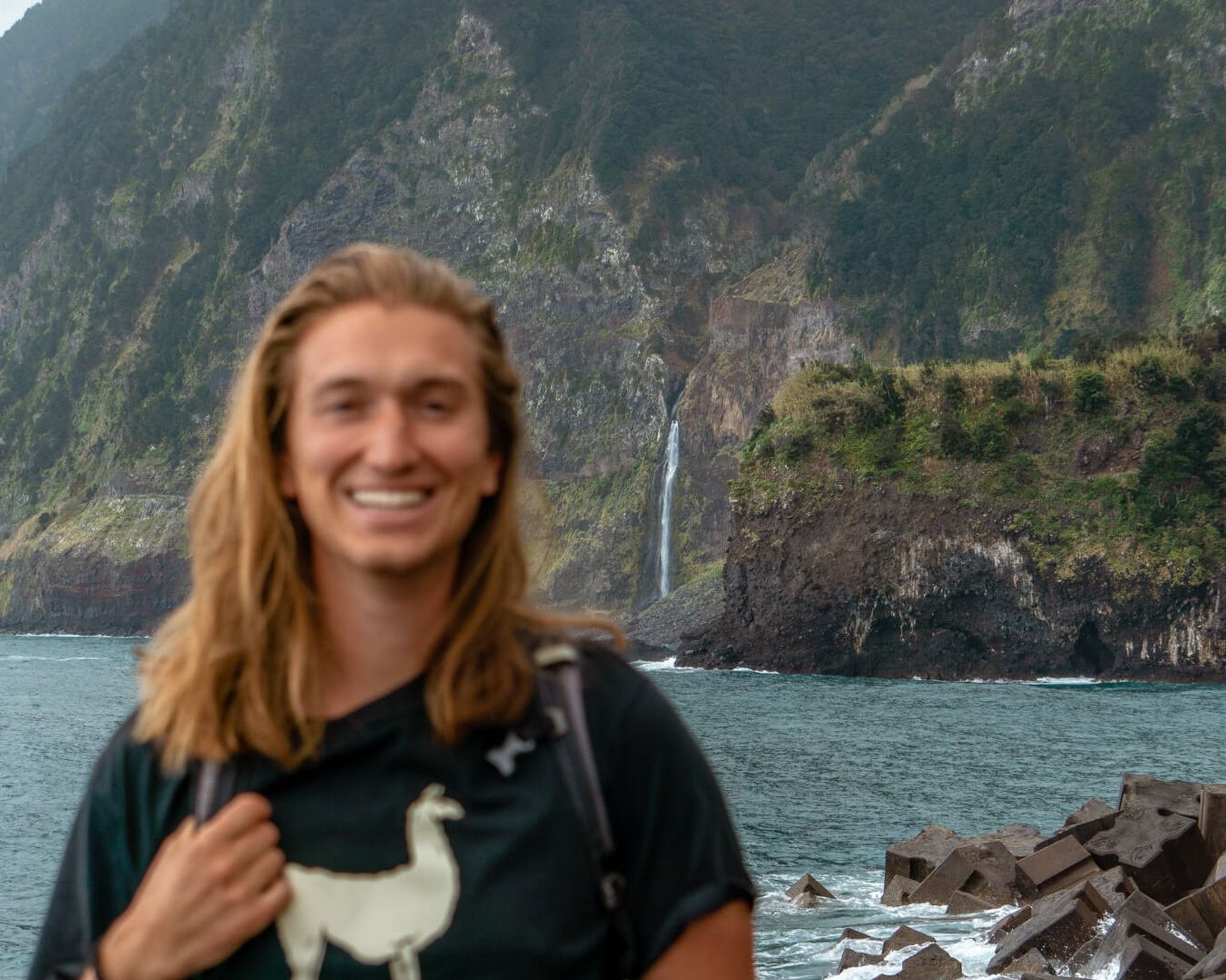 Seixal's Black Sand Beach