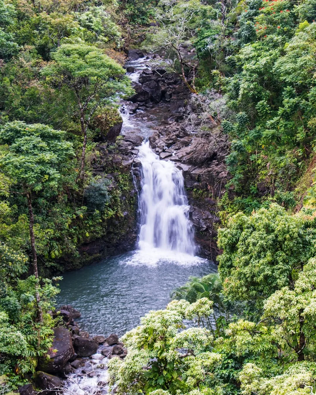 Puohokamoa Falls