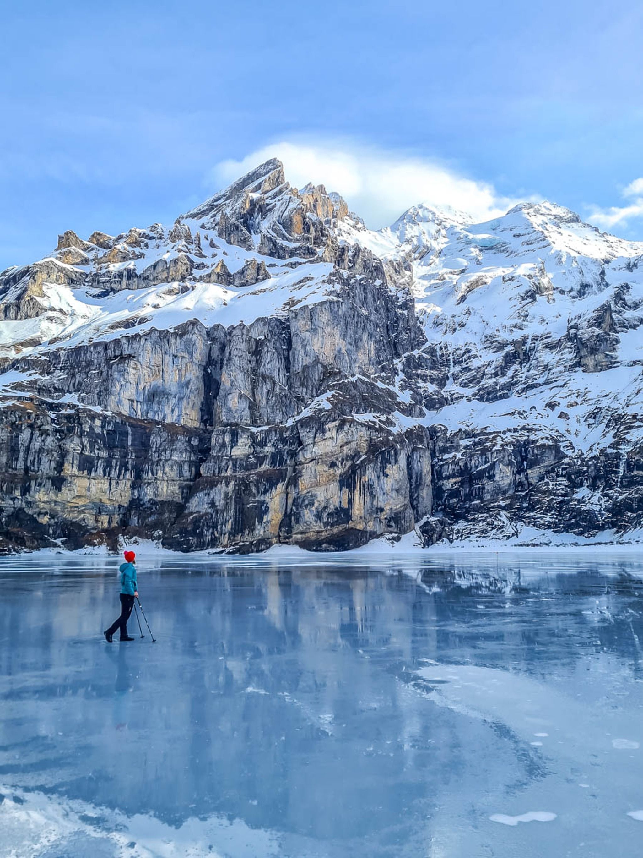 Oeschinen Lake Ice Walk