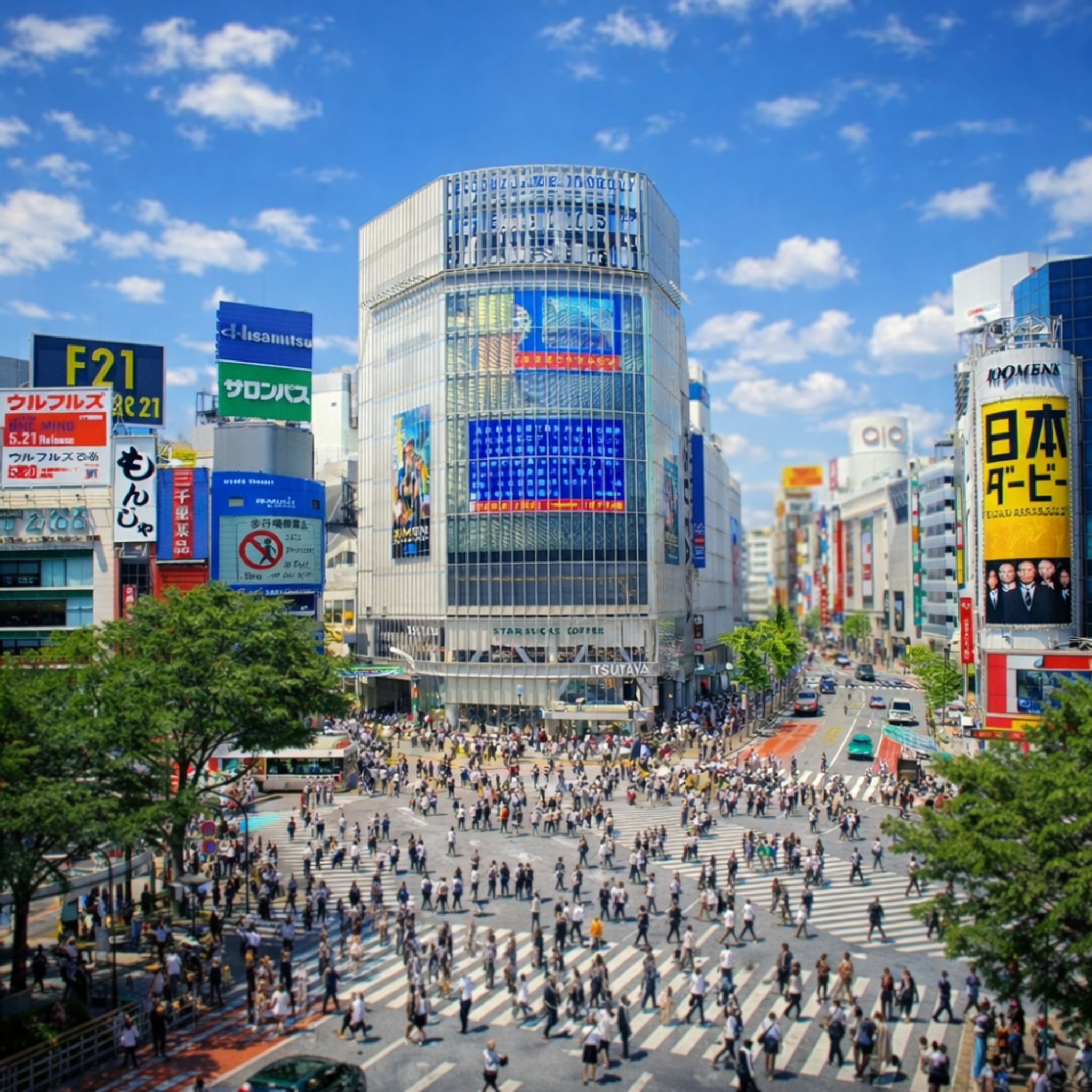 Shibuya Scramble Crossing