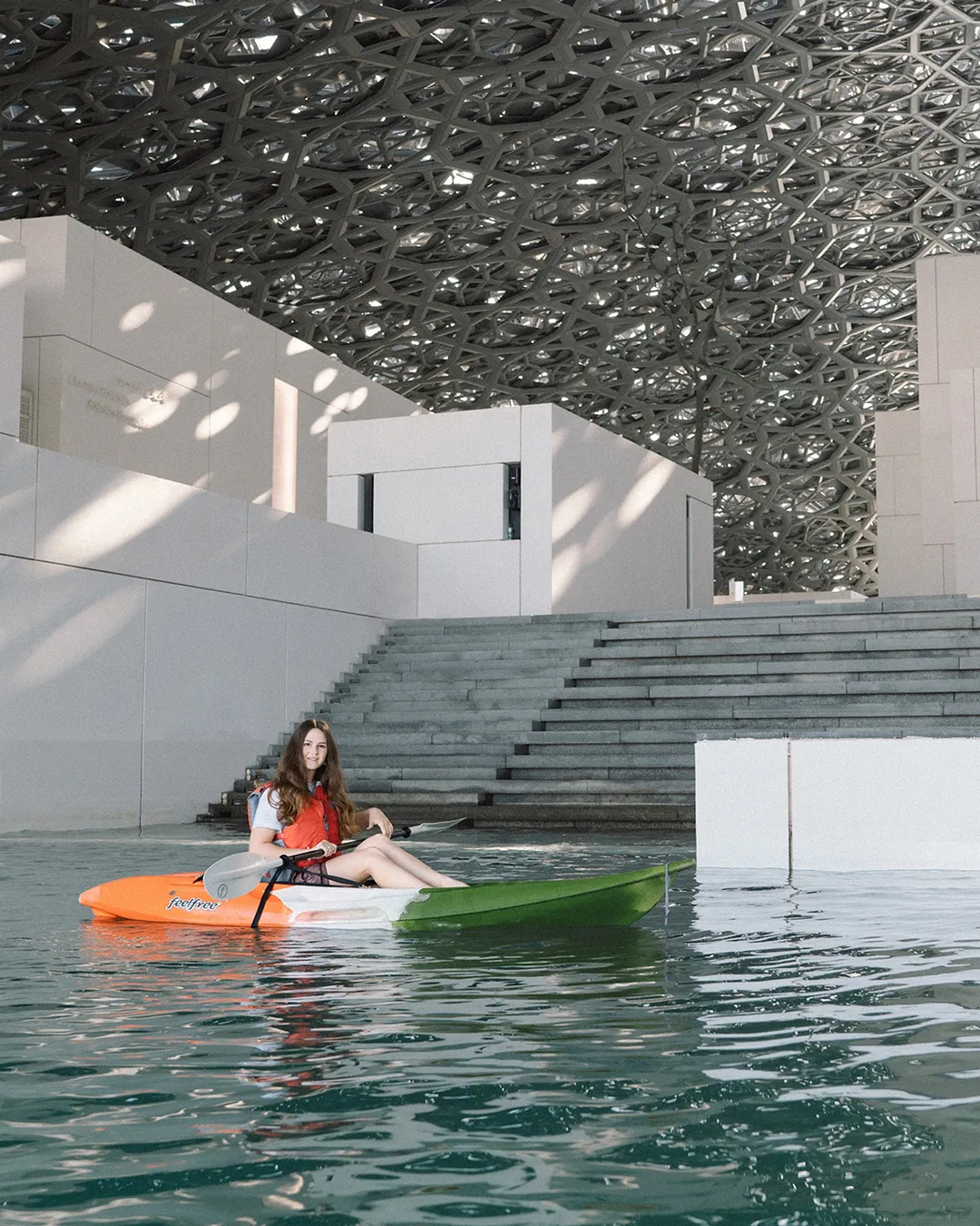 Kayaking at Louvre