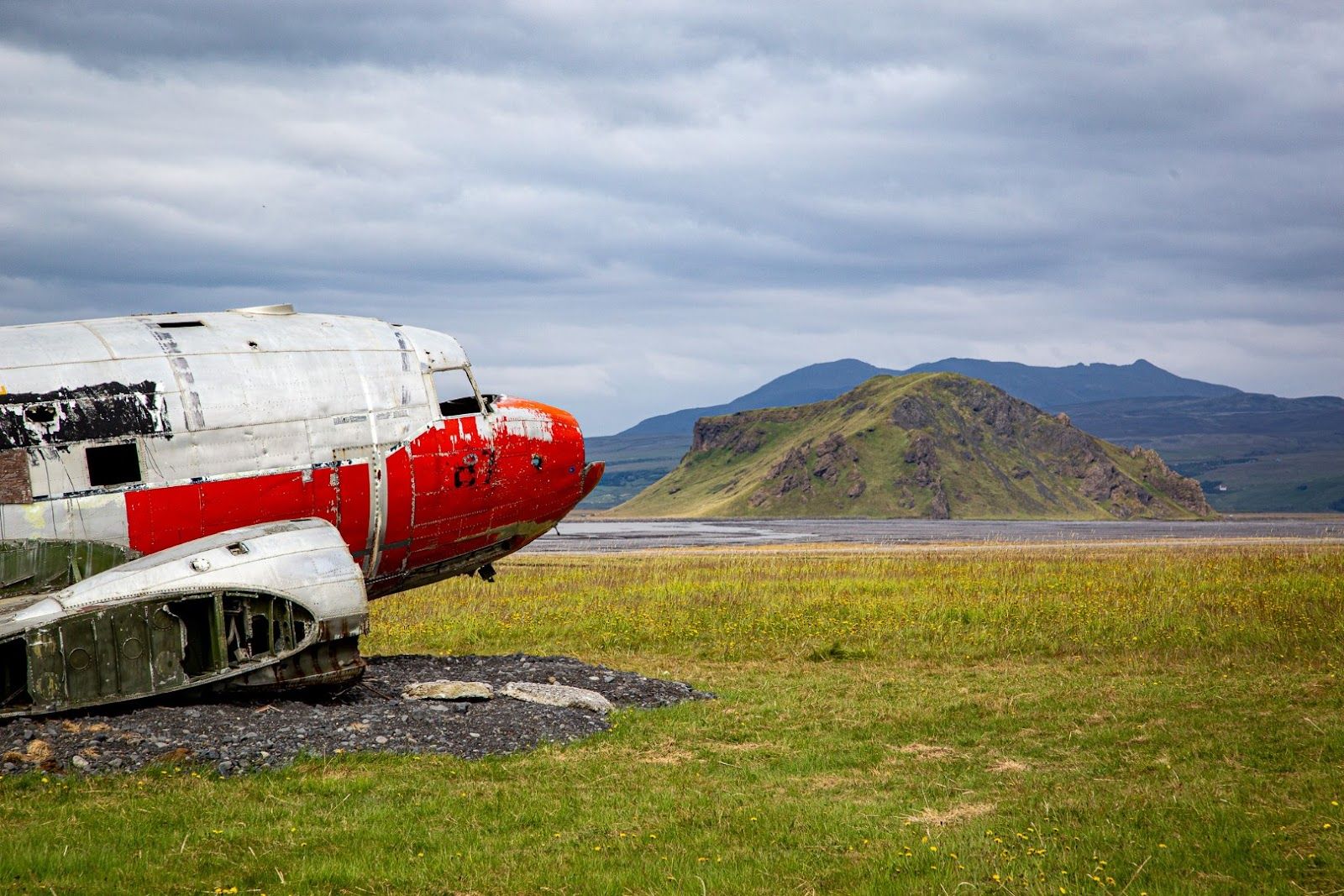 DC-3 Airplane wreck - Eyvindarholt - Iceland
