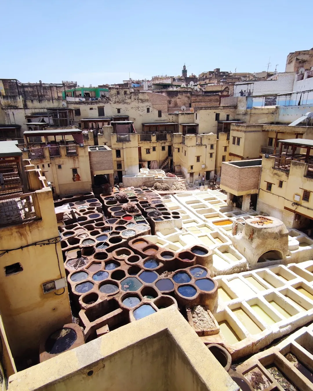 Tanneries de fes دار الدباغة فاس