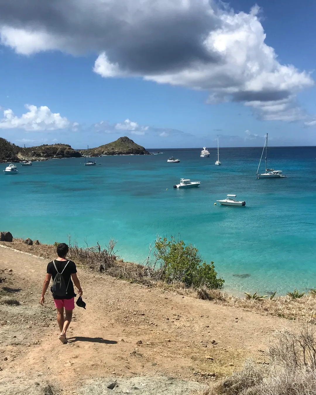 Colombier Beach from below