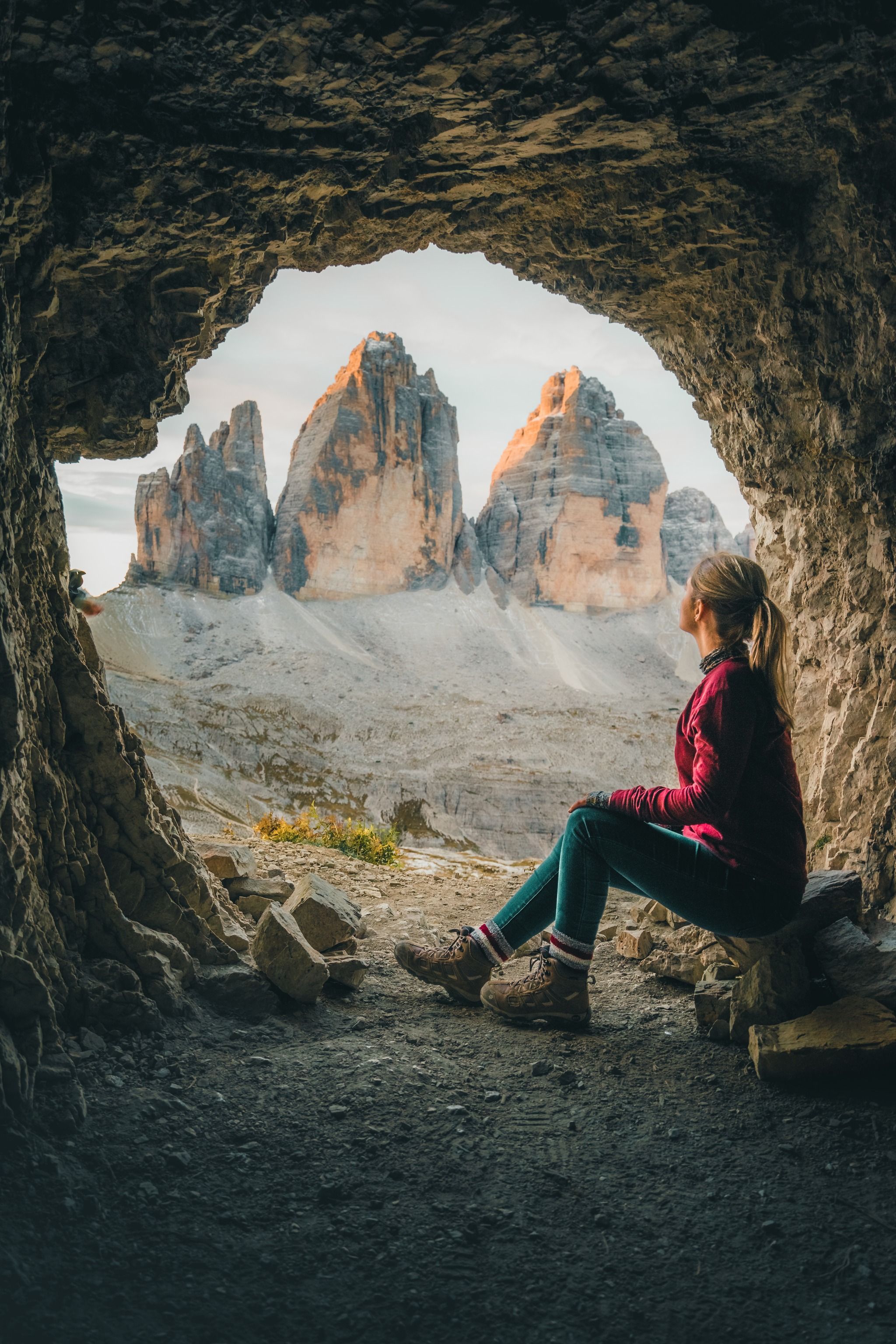 Drei Zinnen Höhlenblick