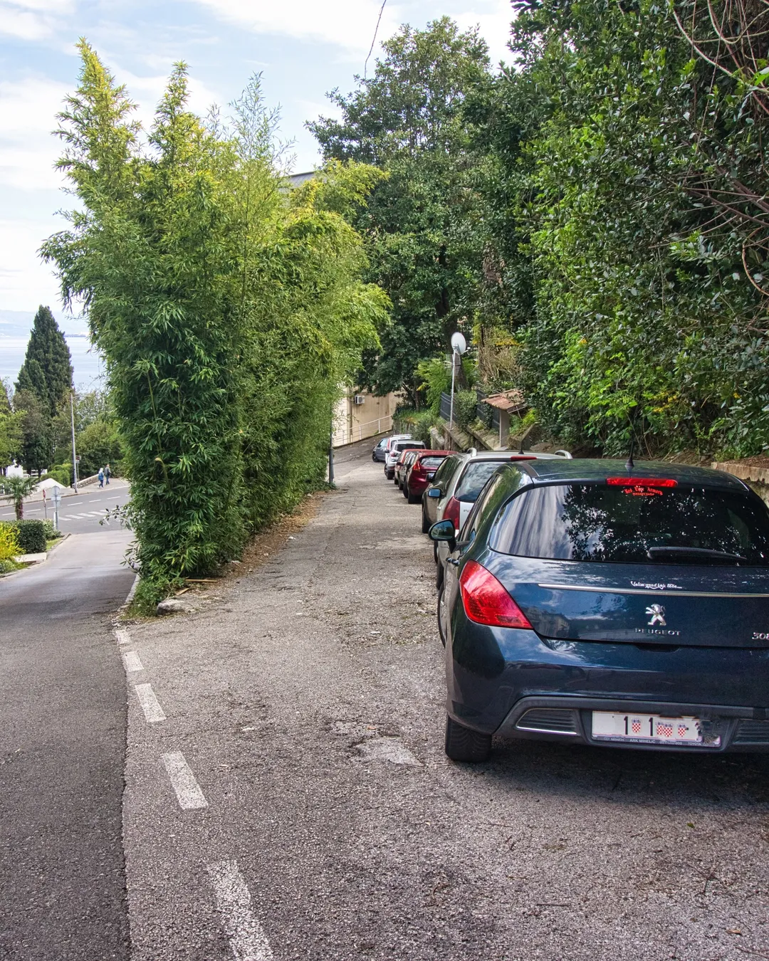 Opatija: Kostenloser Parkplatz