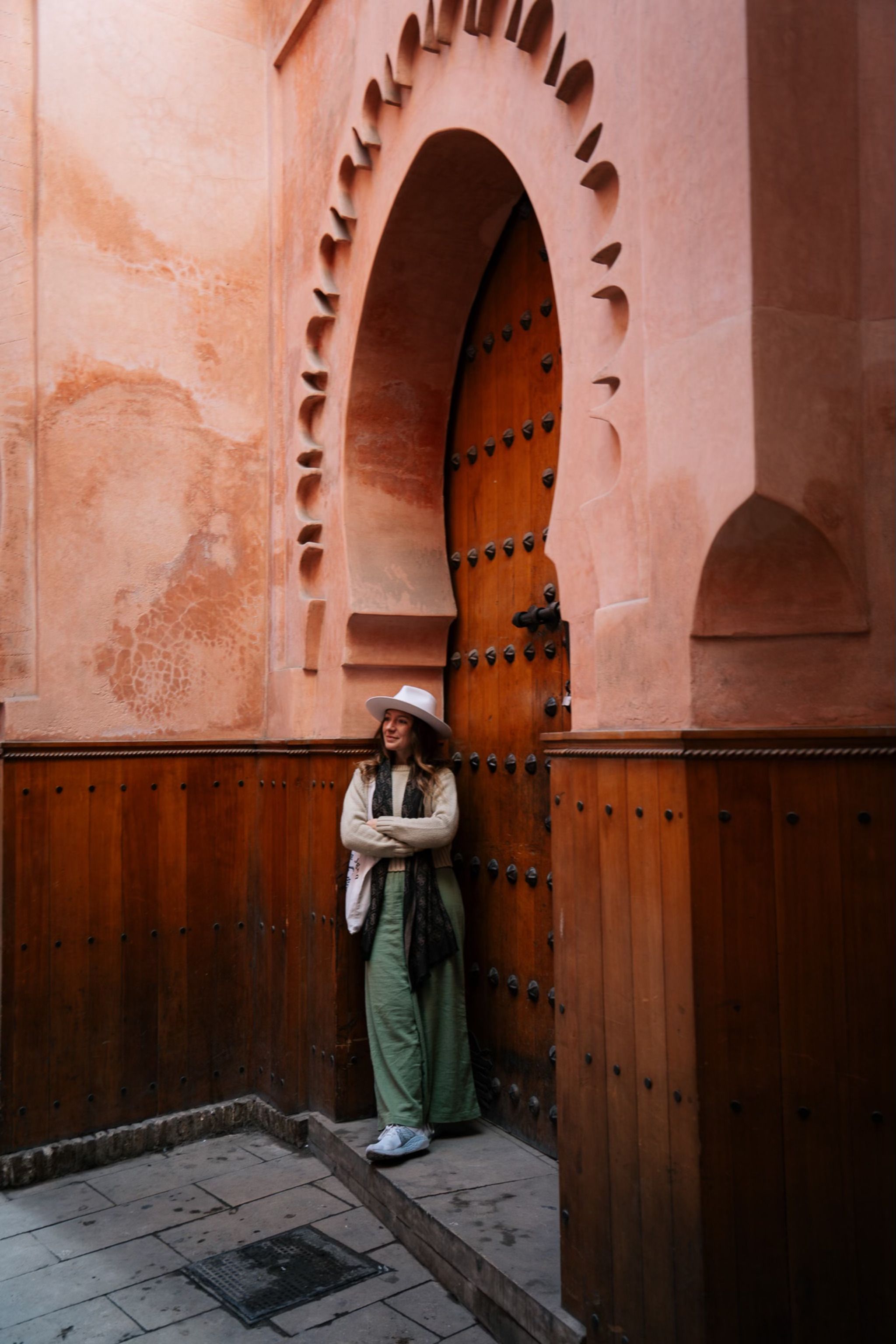 Aesthetic Alley near Ben Youssef Madrasa