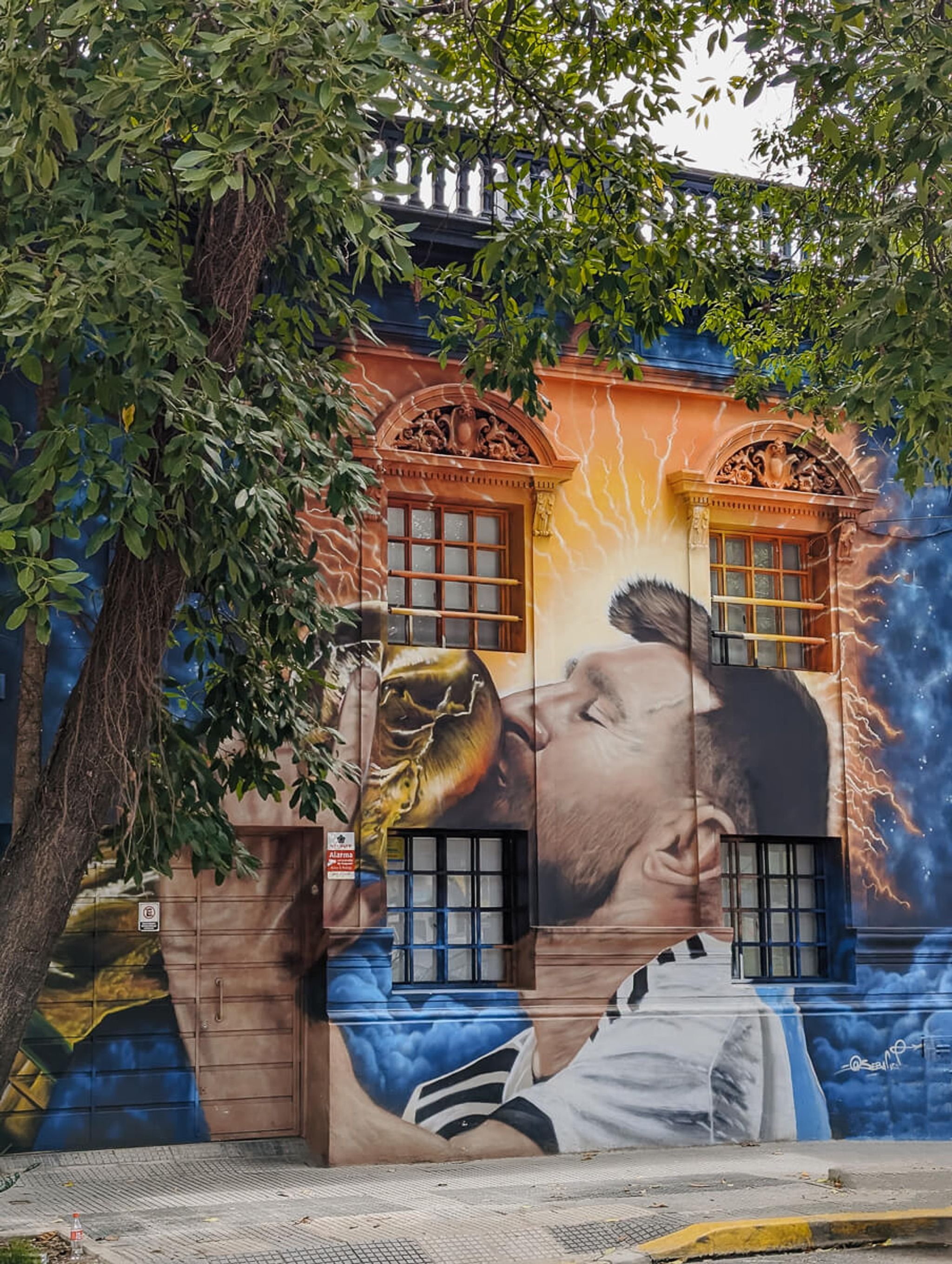 Messi Mural