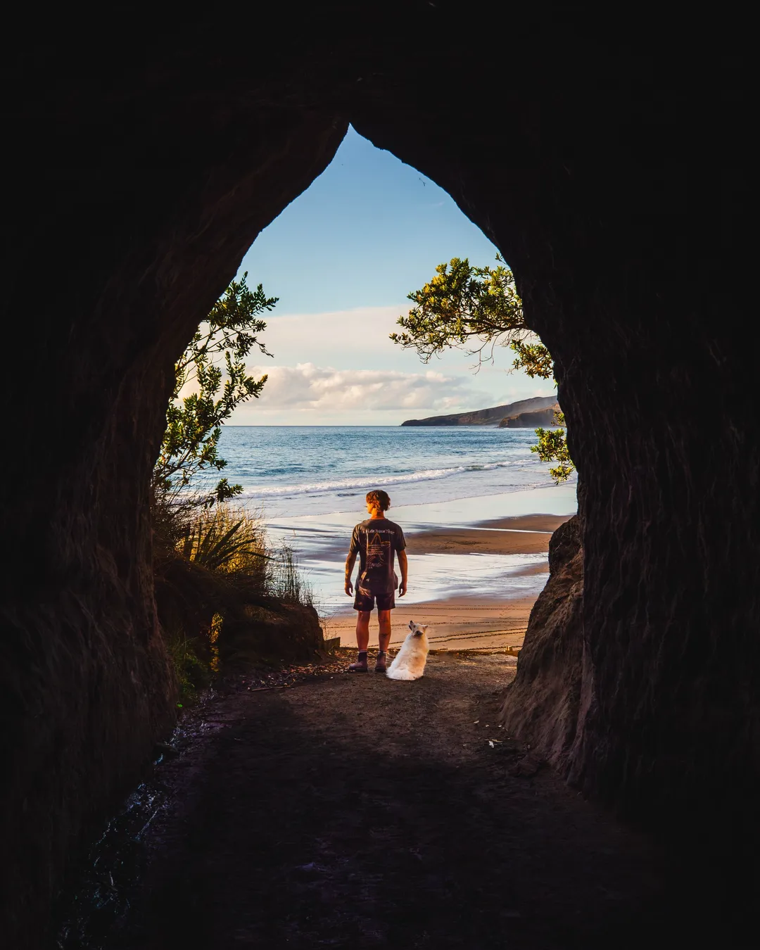 Waikawau Tunnel Beach
