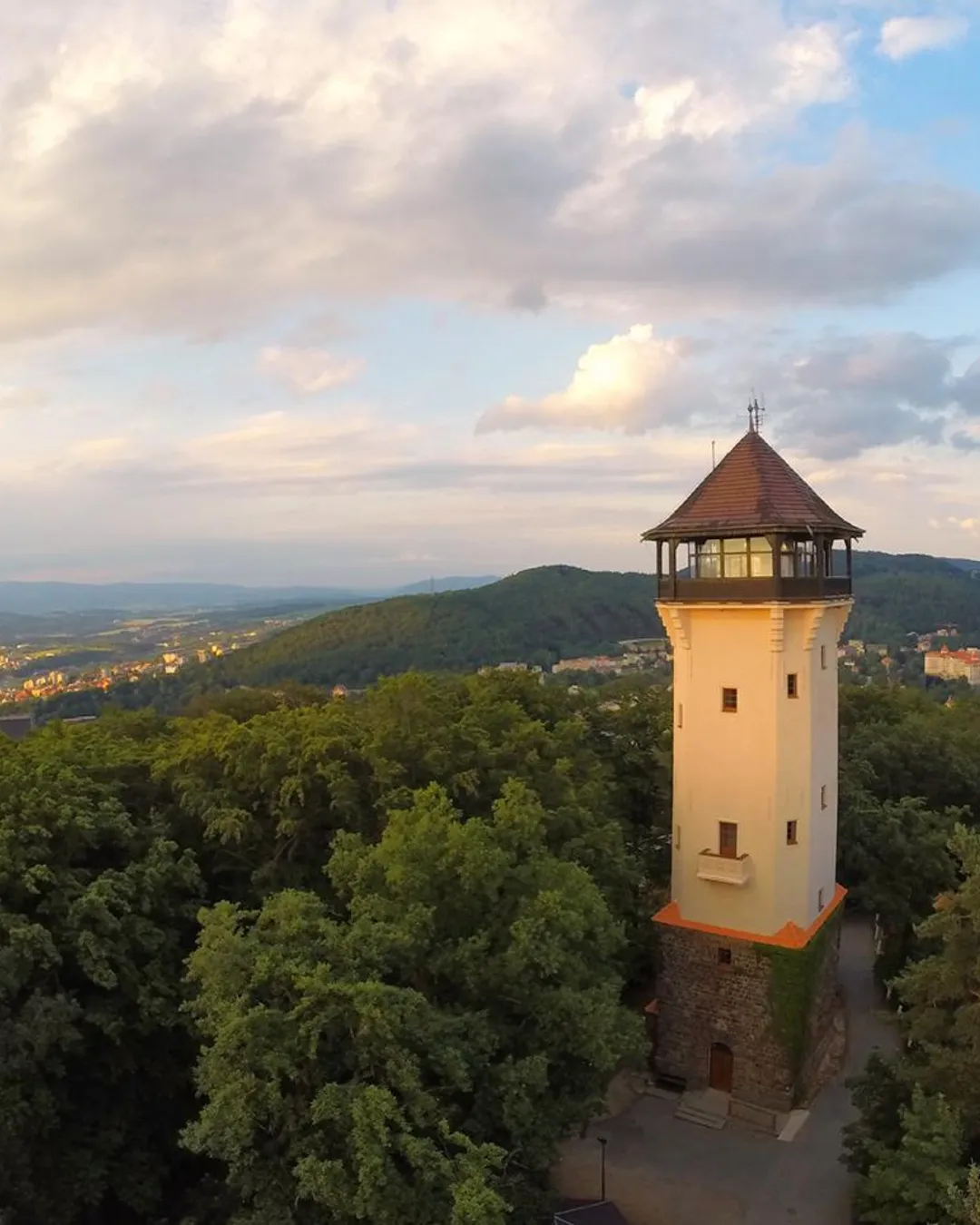 Diana Lookout Tower in Karlovy Vary