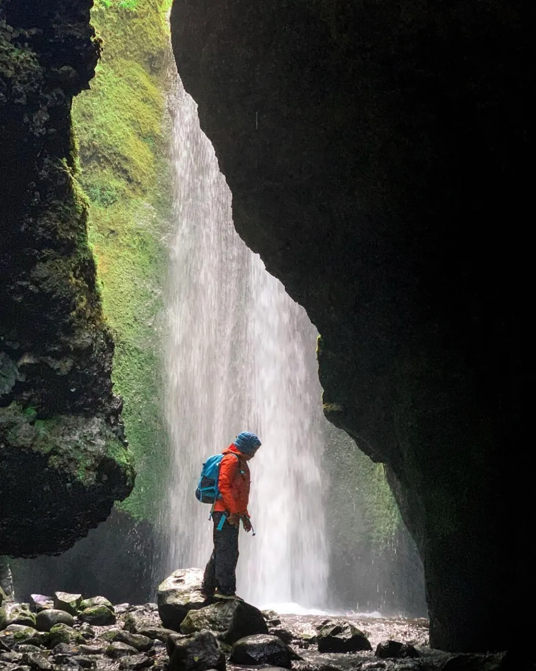 Nauthúsagil waterfall