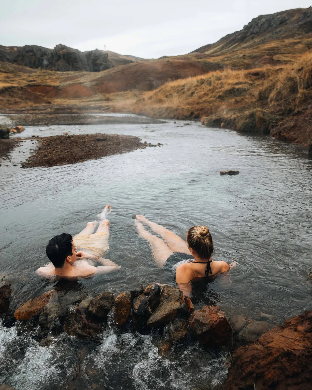 Reykjadalur Hot Spring Thermal River (trailhead)