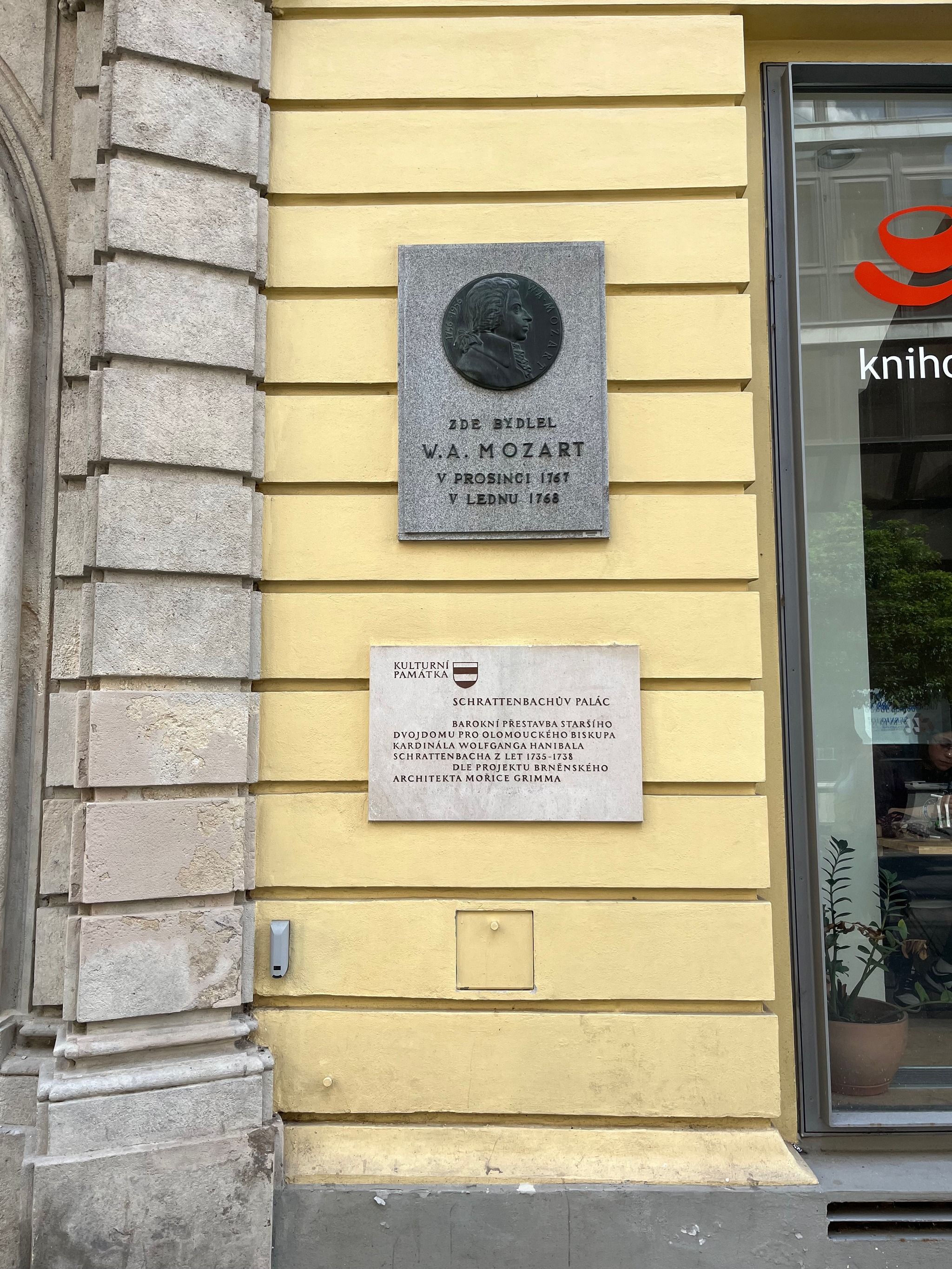 Palazzo dove visse Mozart