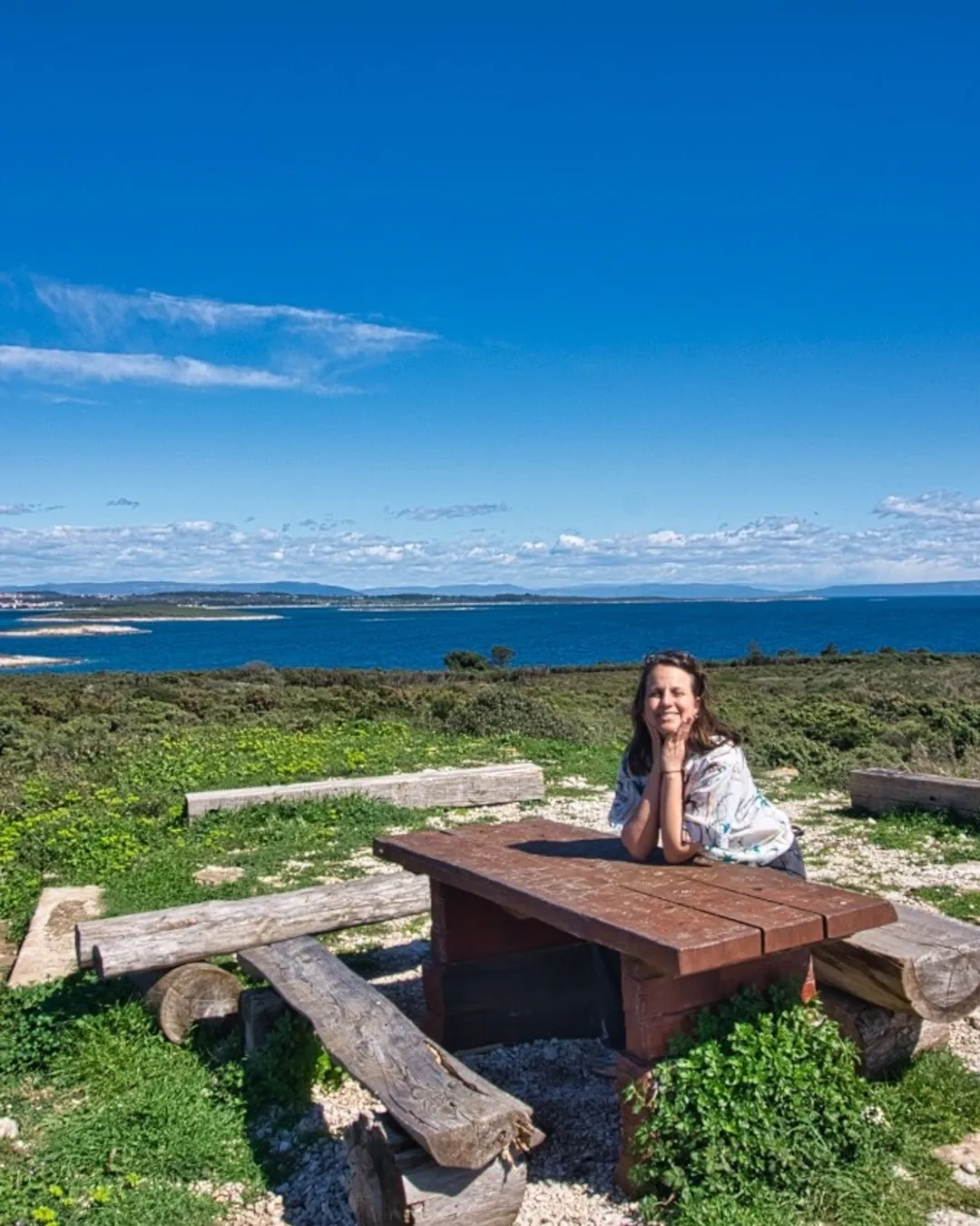 Schöner Picknickplatz im Kap Kamenjak