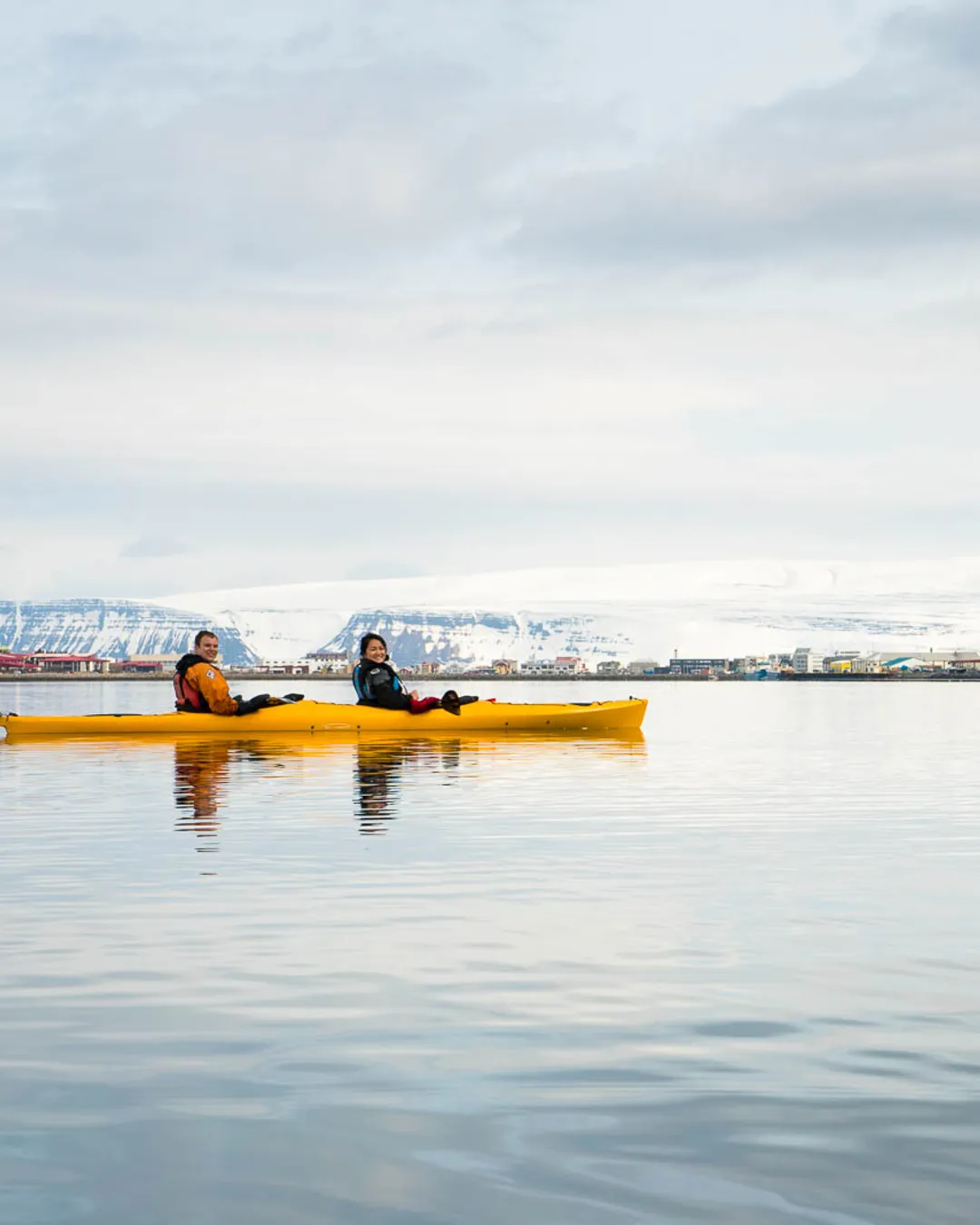 Kayak in Ísafjörður