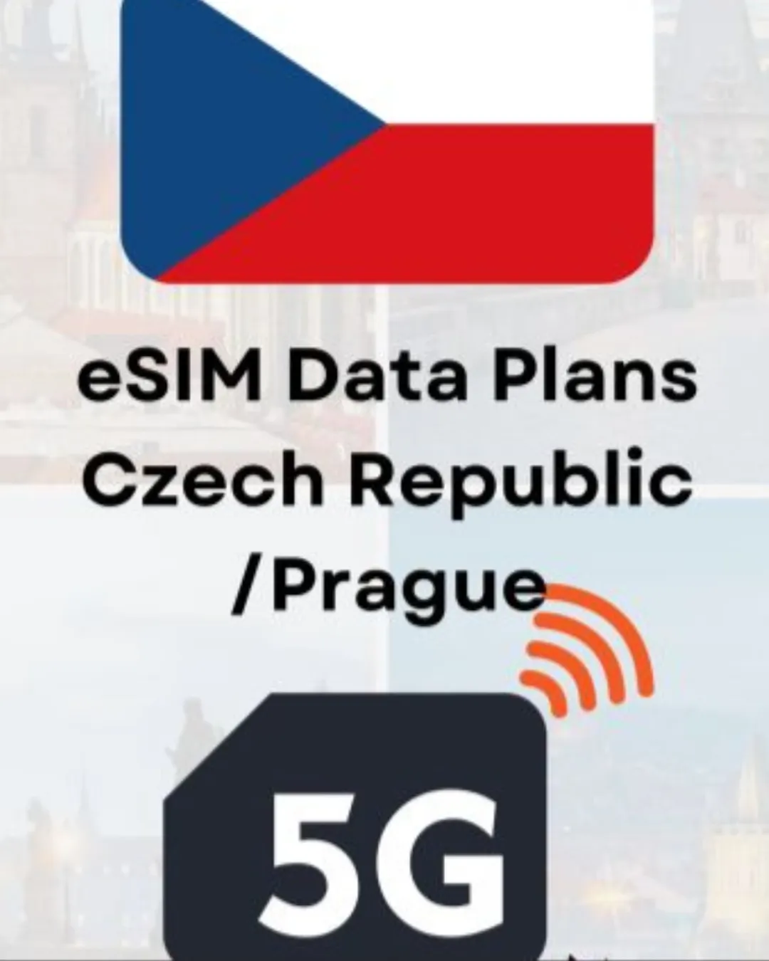 4G/5G eSIM data plan for Czech Republic