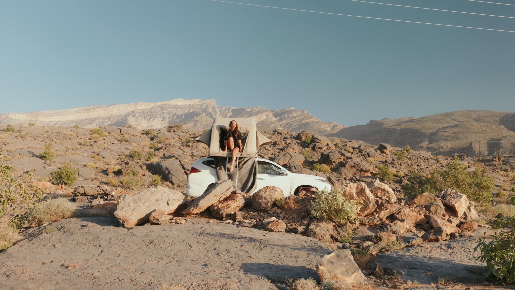 Wild Camp Near Al Hamra (Overlooking Misfat)