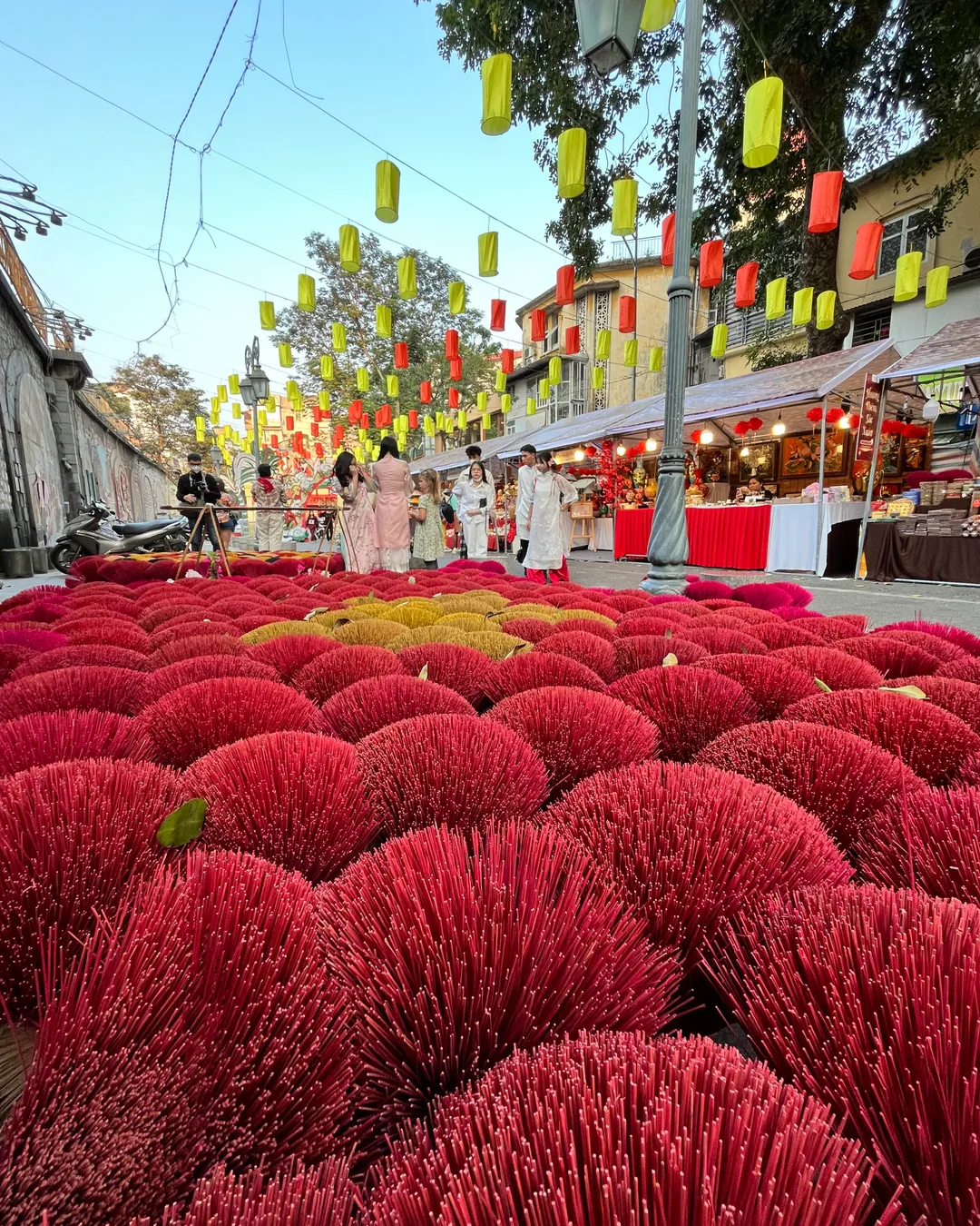 Street murals at train street