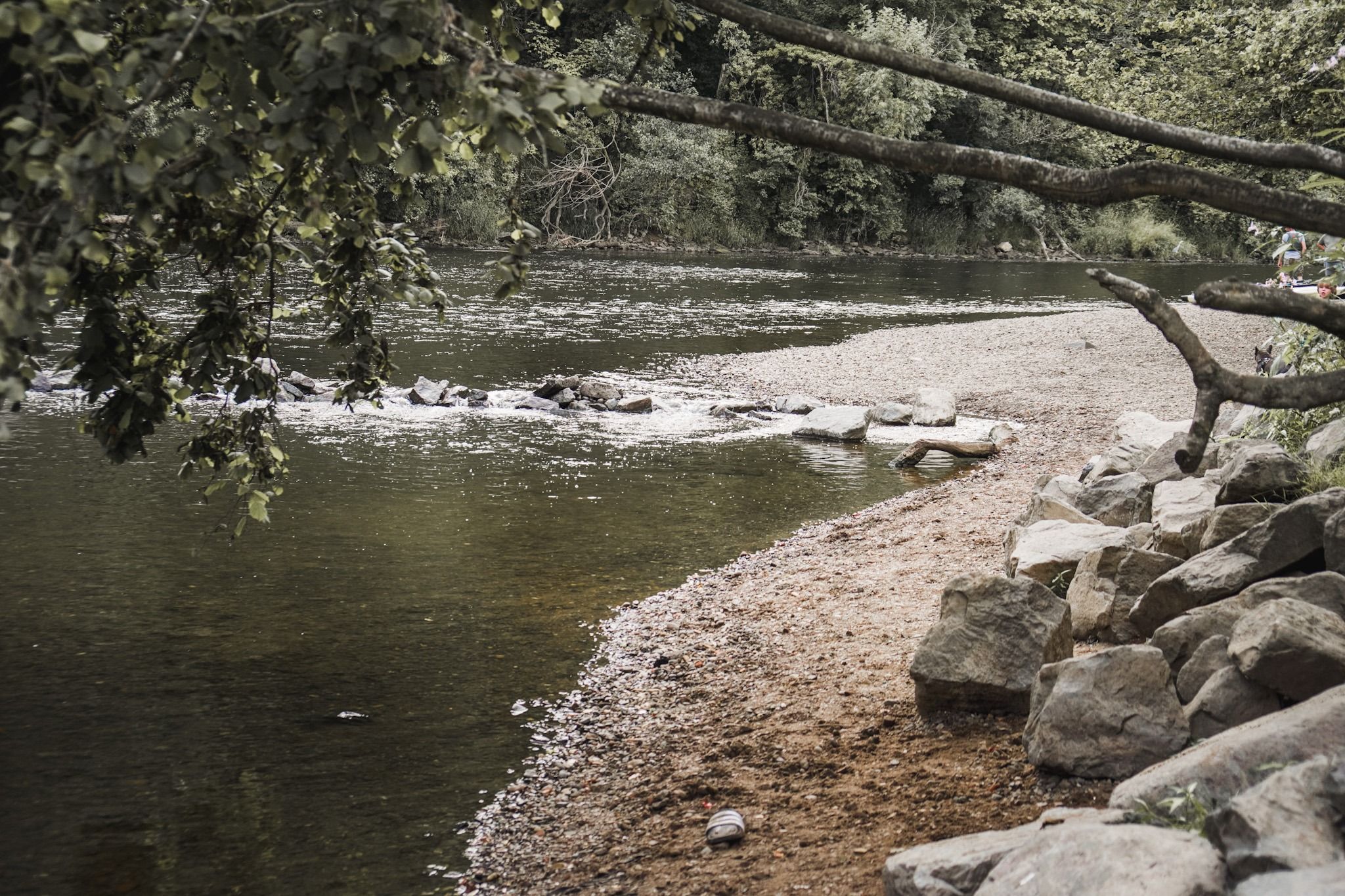River beach paddling spot