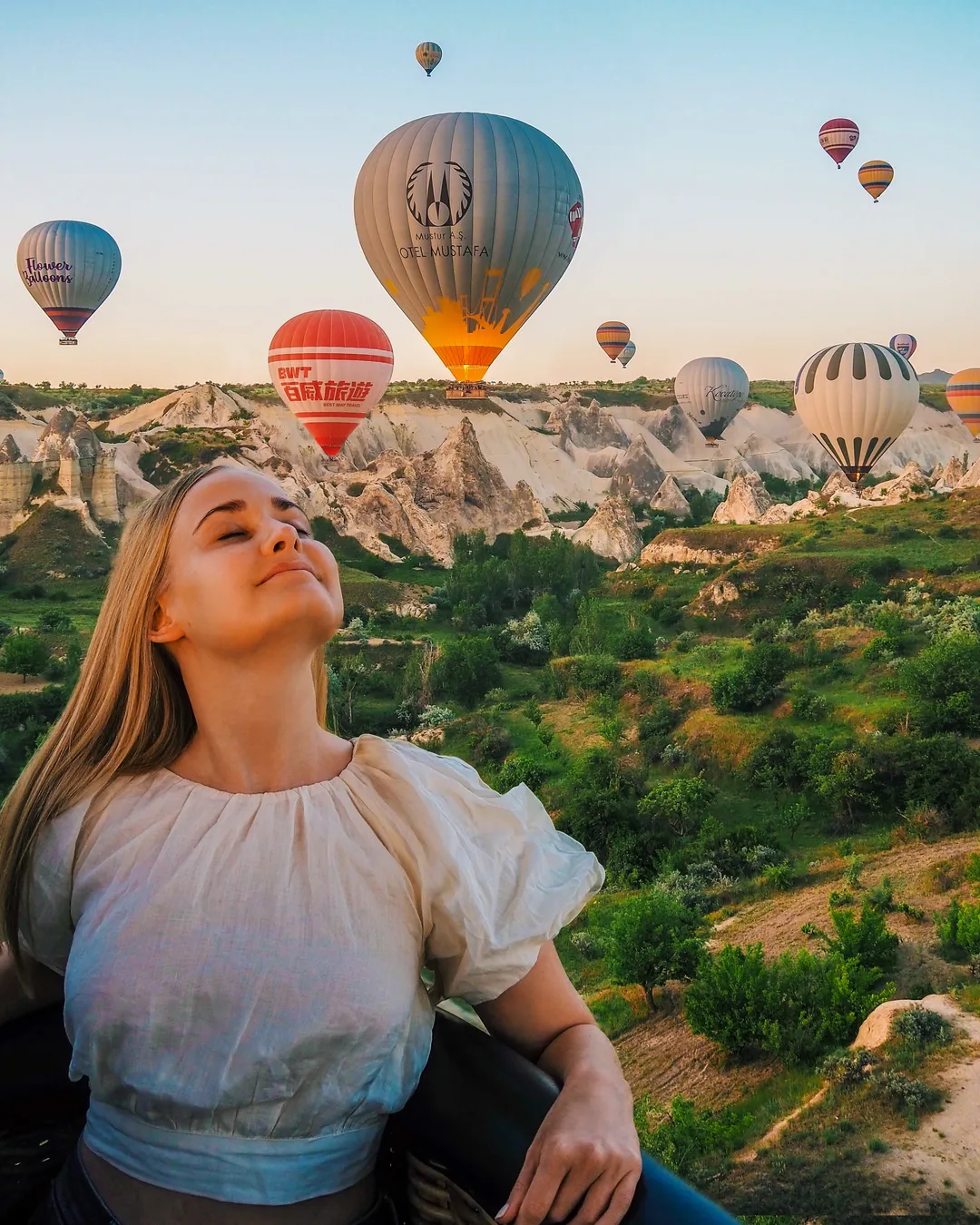 Hot air balloon ride