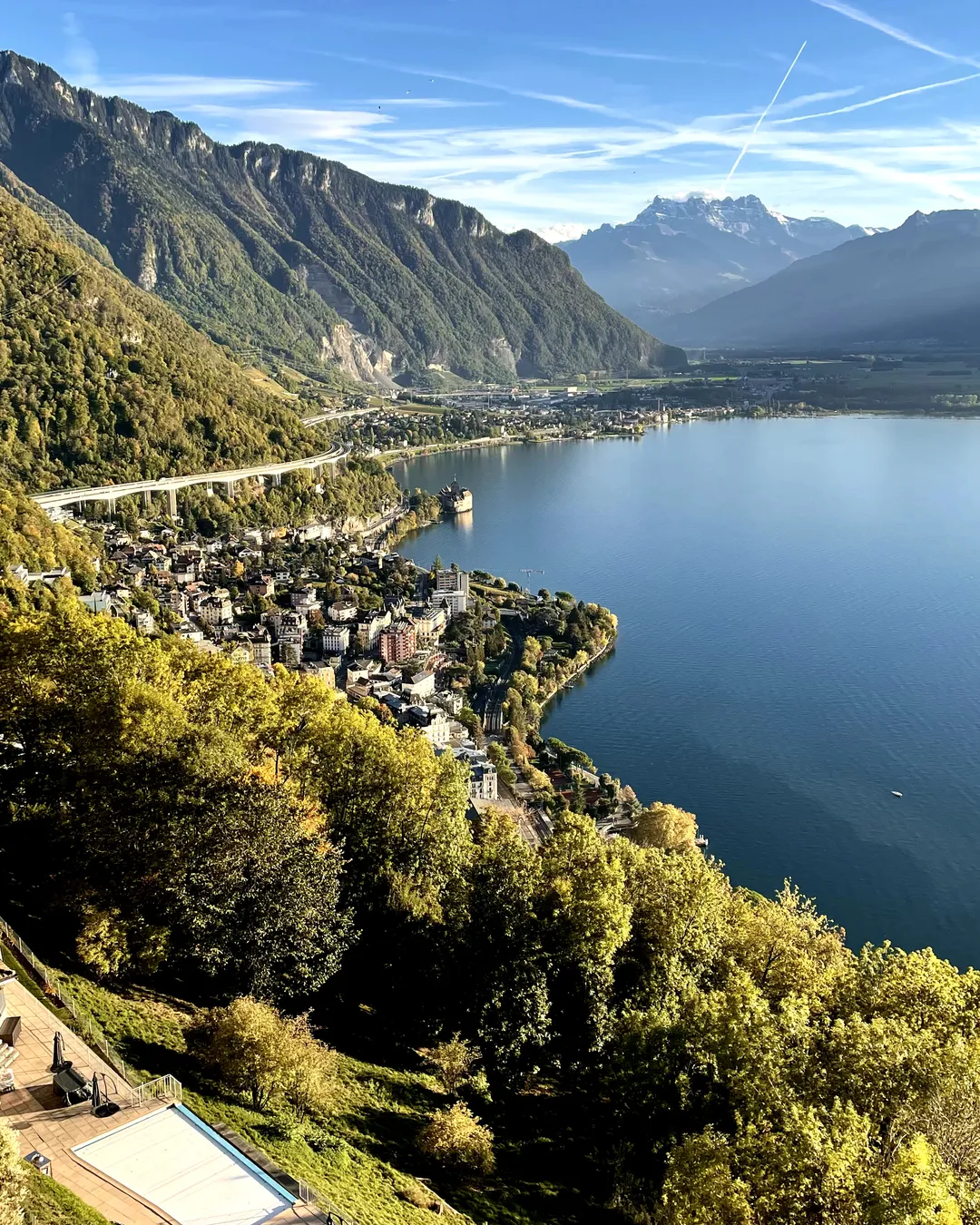 Glion - viewpoint on Lac Léman