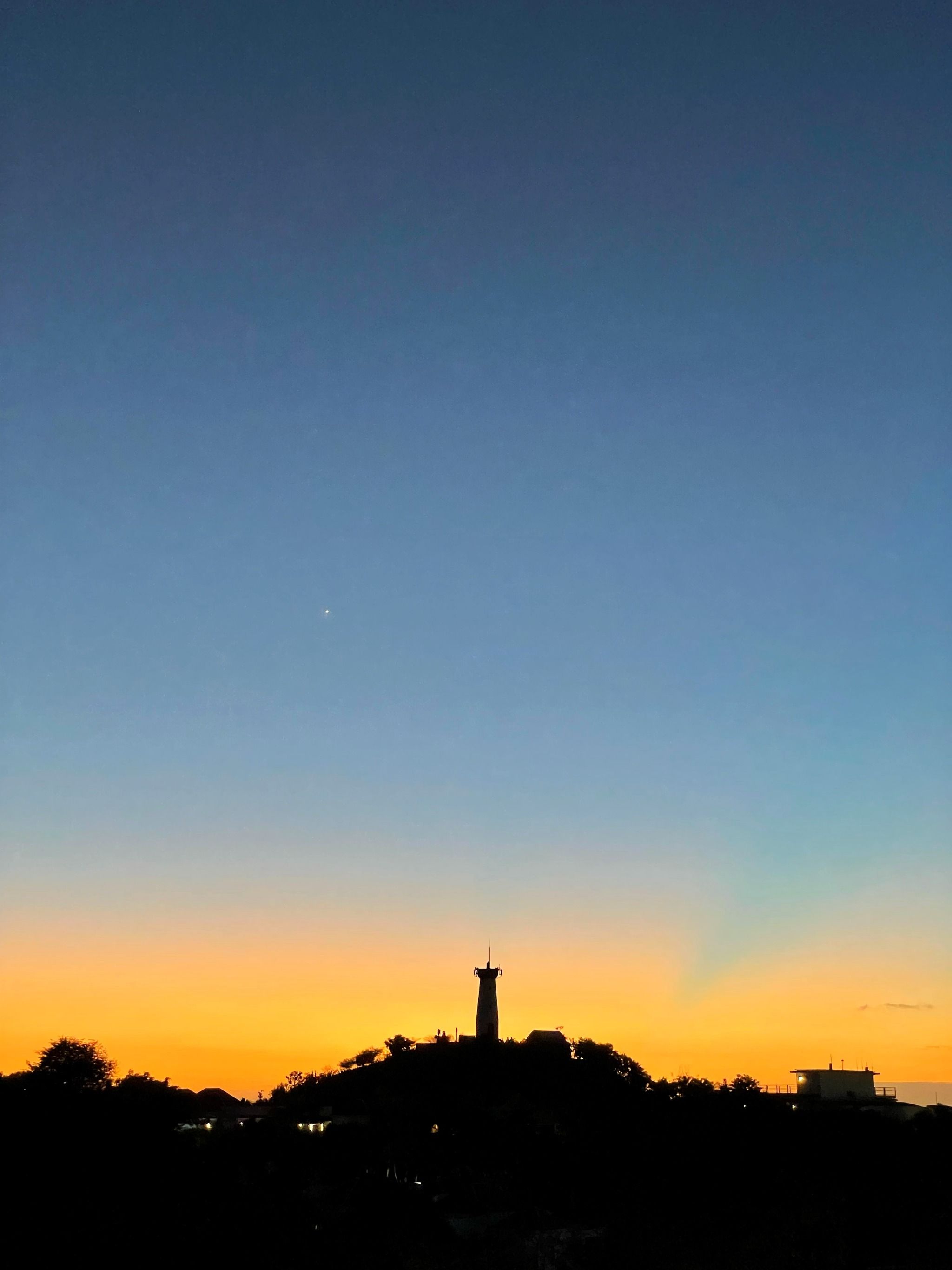 Sunset Silhouette – Gustavia Lighthouse