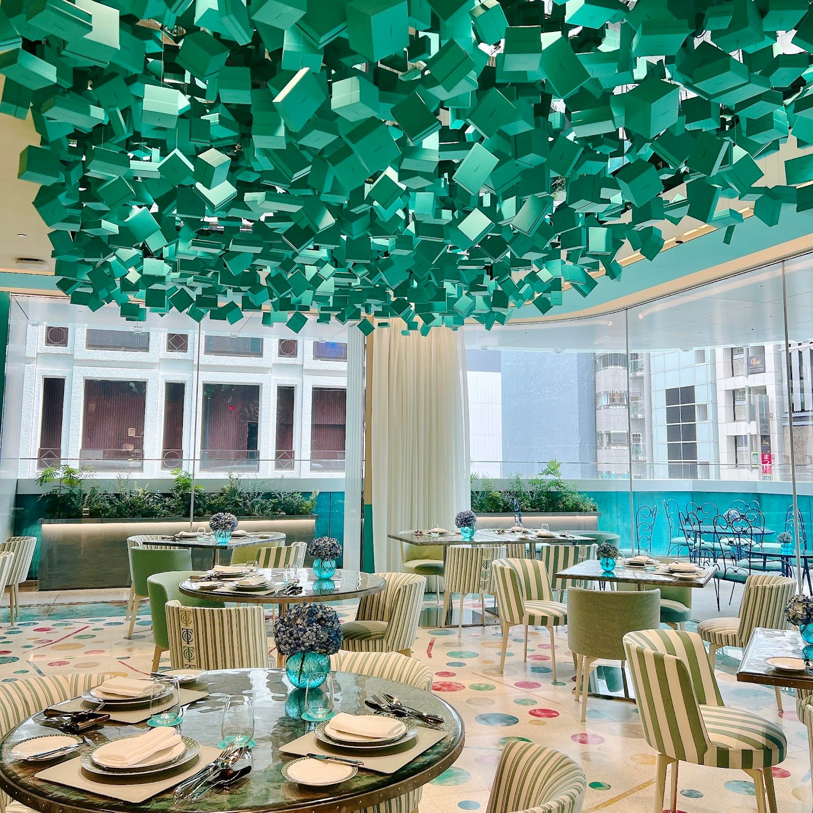 Blue Box Café by Natsuko Shoji Ginza