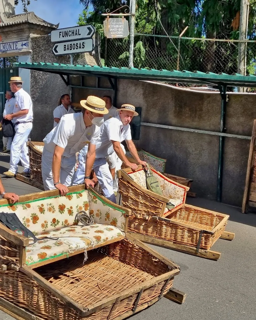 Funchal Basket Ride (Monte Toboggan Wicker Sledges)