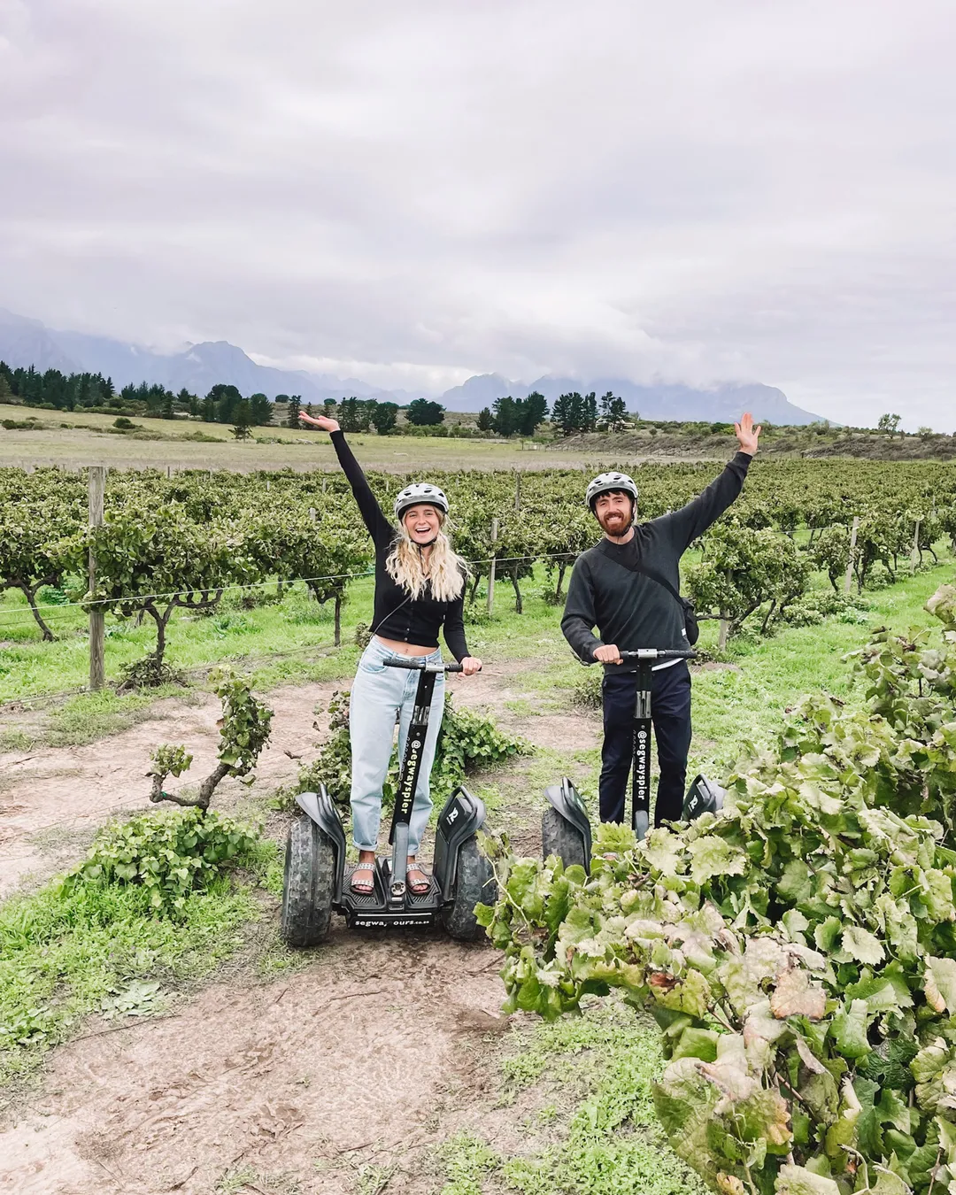 Segway through picturesque wine farms