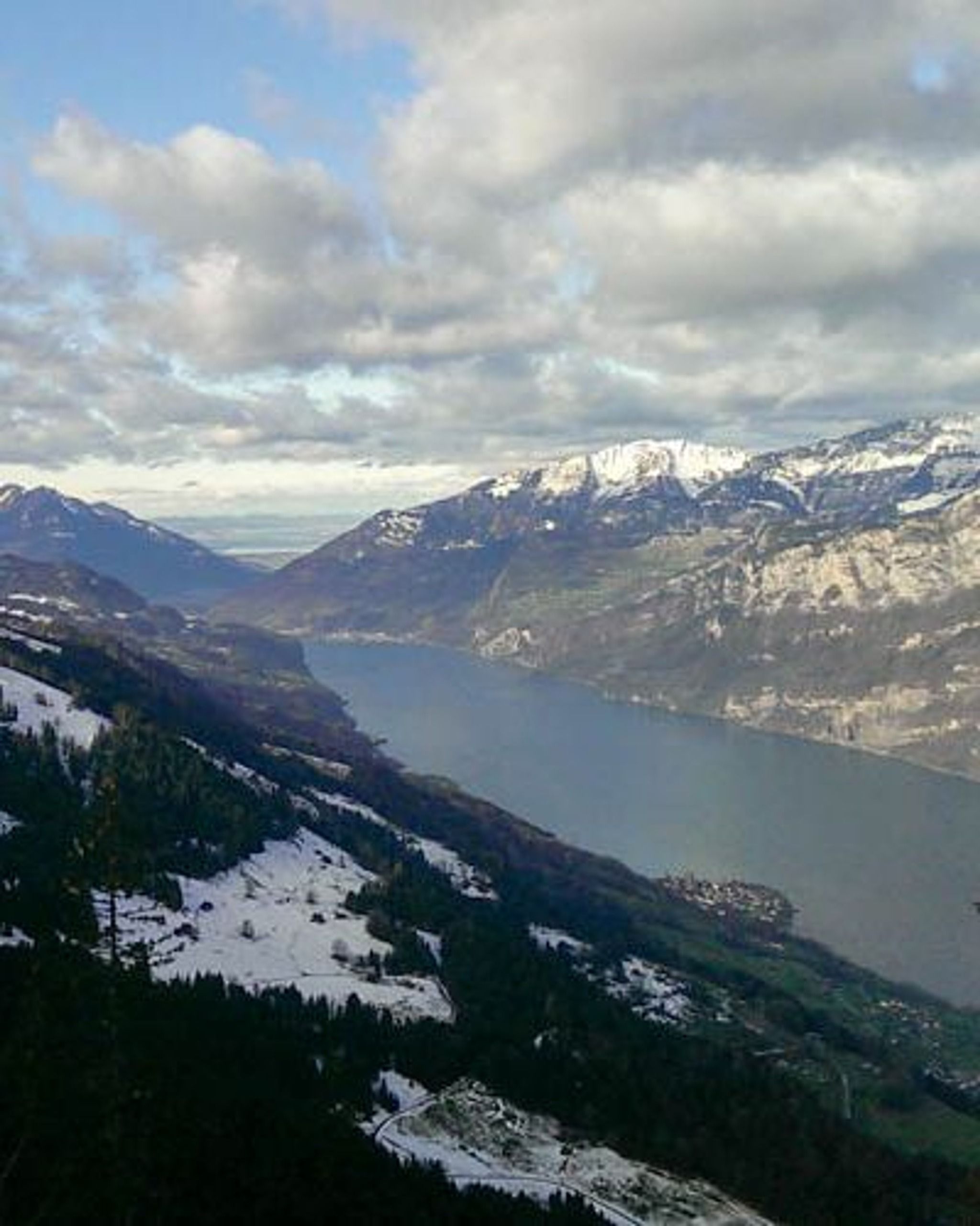 Flumserberg winter hike to Seebenalp lake - Winter, Switzerland