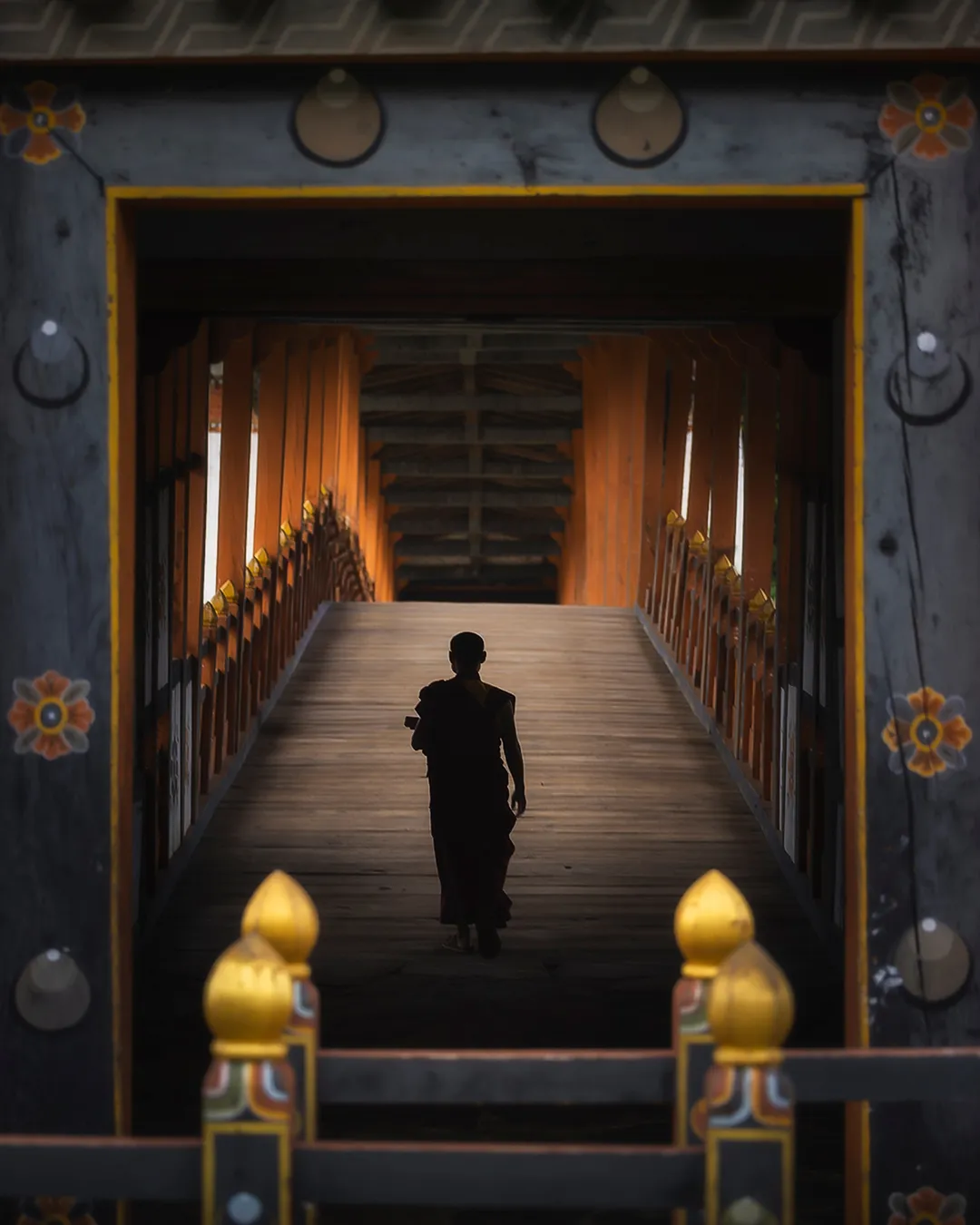 Punakha - Traditional Cantilever Bridge