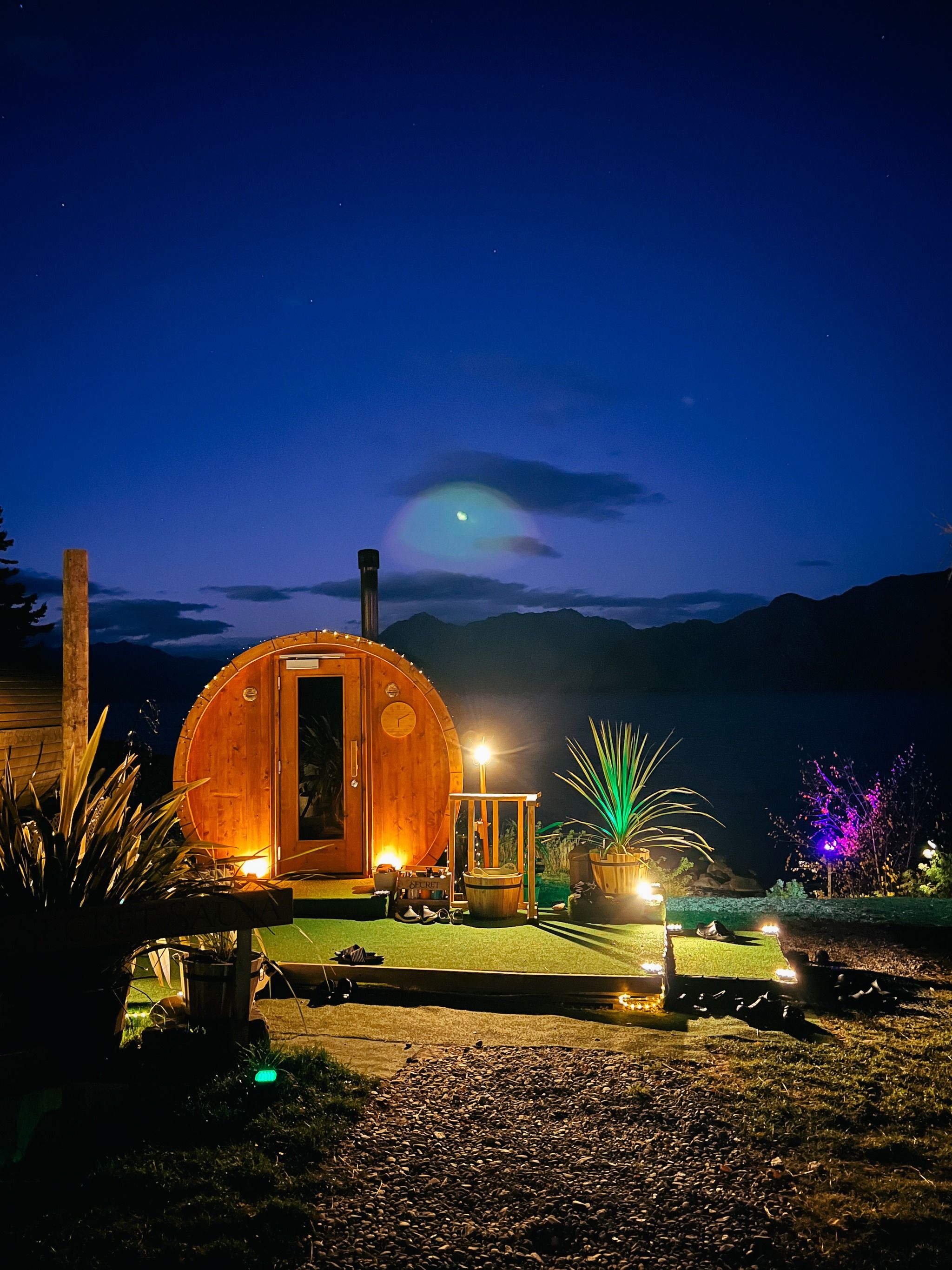 The Secret Sauna, Lake Hawea