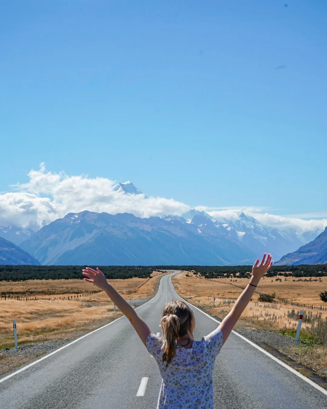 Road to Mount Cook Photo Spot 