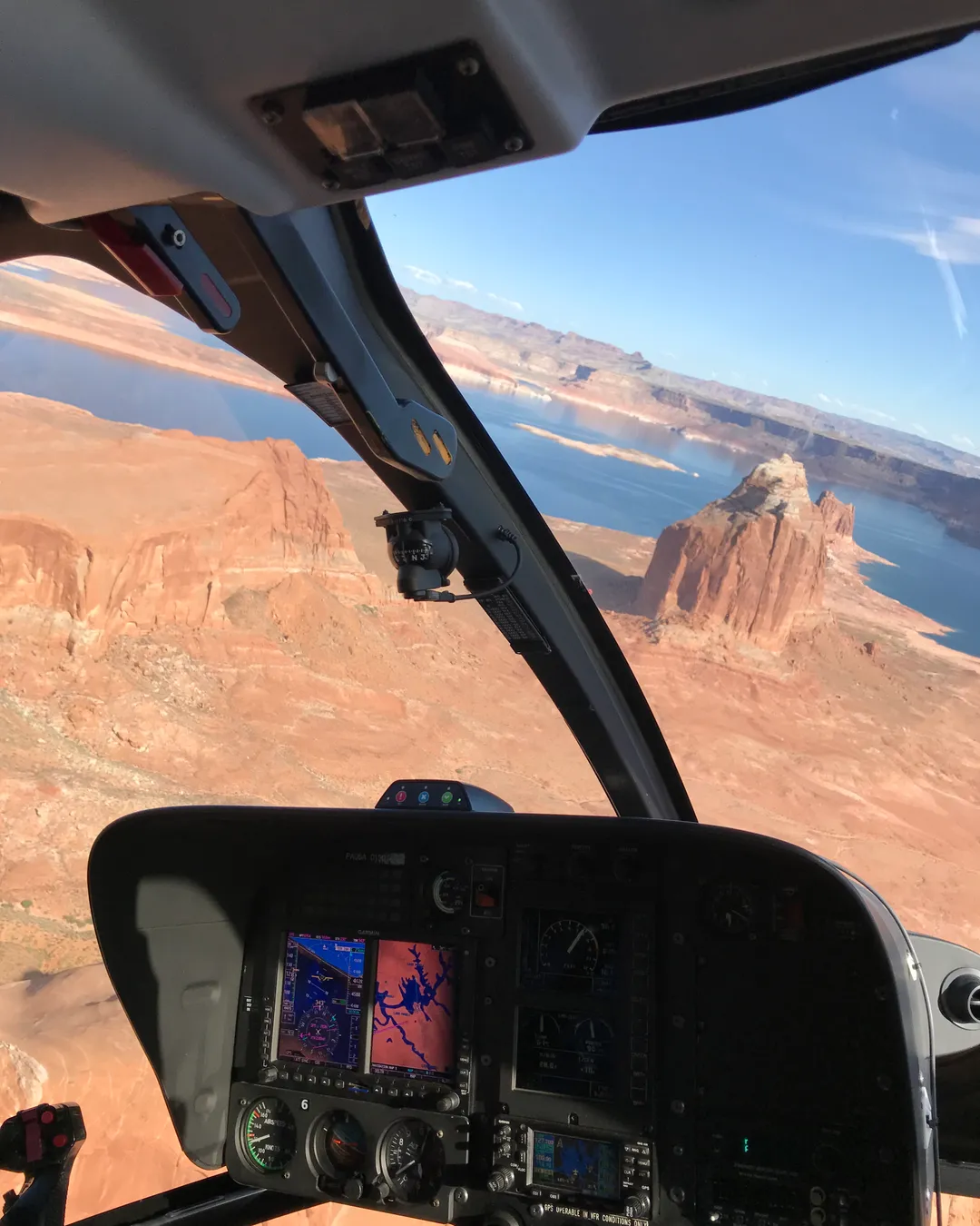 Tour en hélico Tower Butte Landing - aérodrome de Page