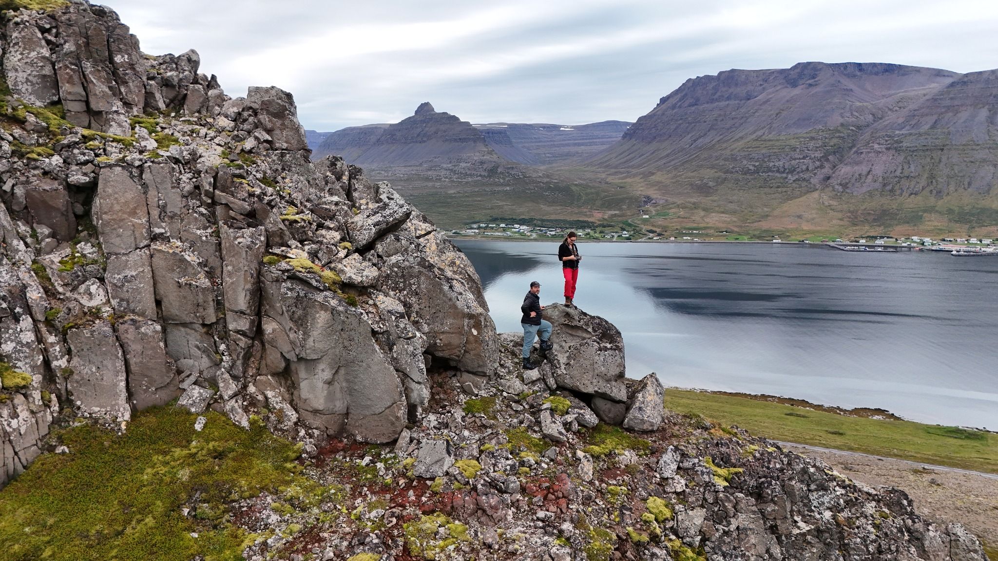 Kambsnes Blick über 3 Fjorde