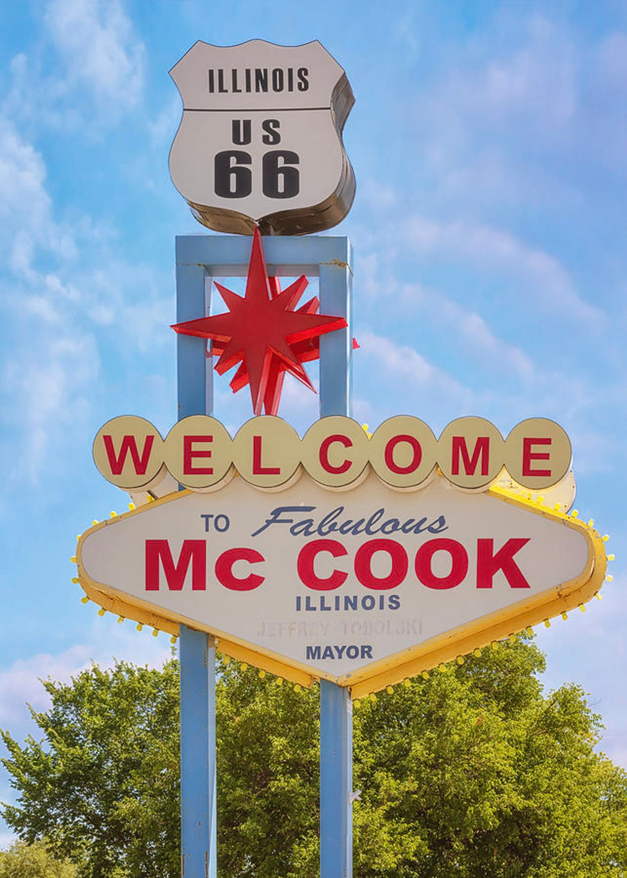 Welcome to Fabulous McCook Illinois Sign