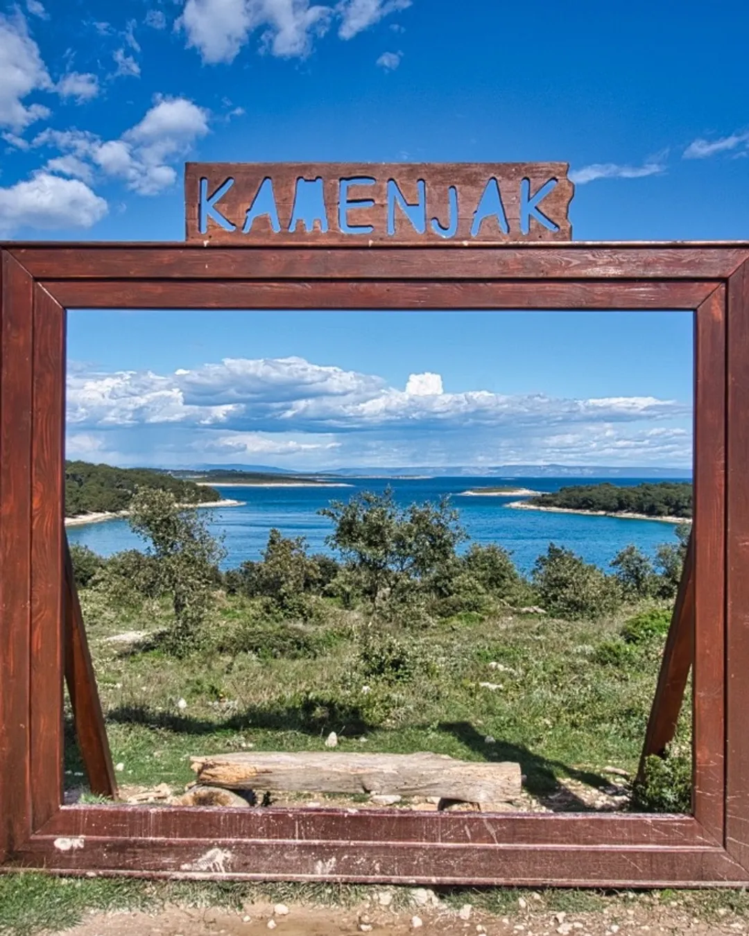 Kamenjak Bilderrahmen