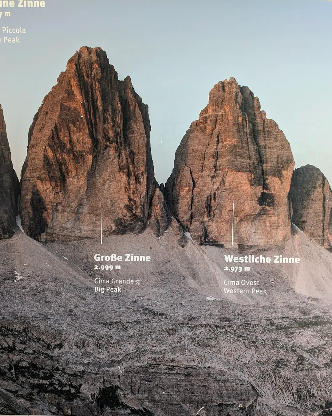 Viewpoint on the Three Peaks of Lavaredo