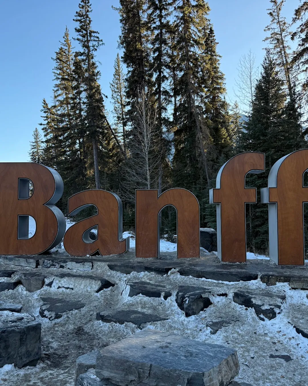 Banff Town Sign