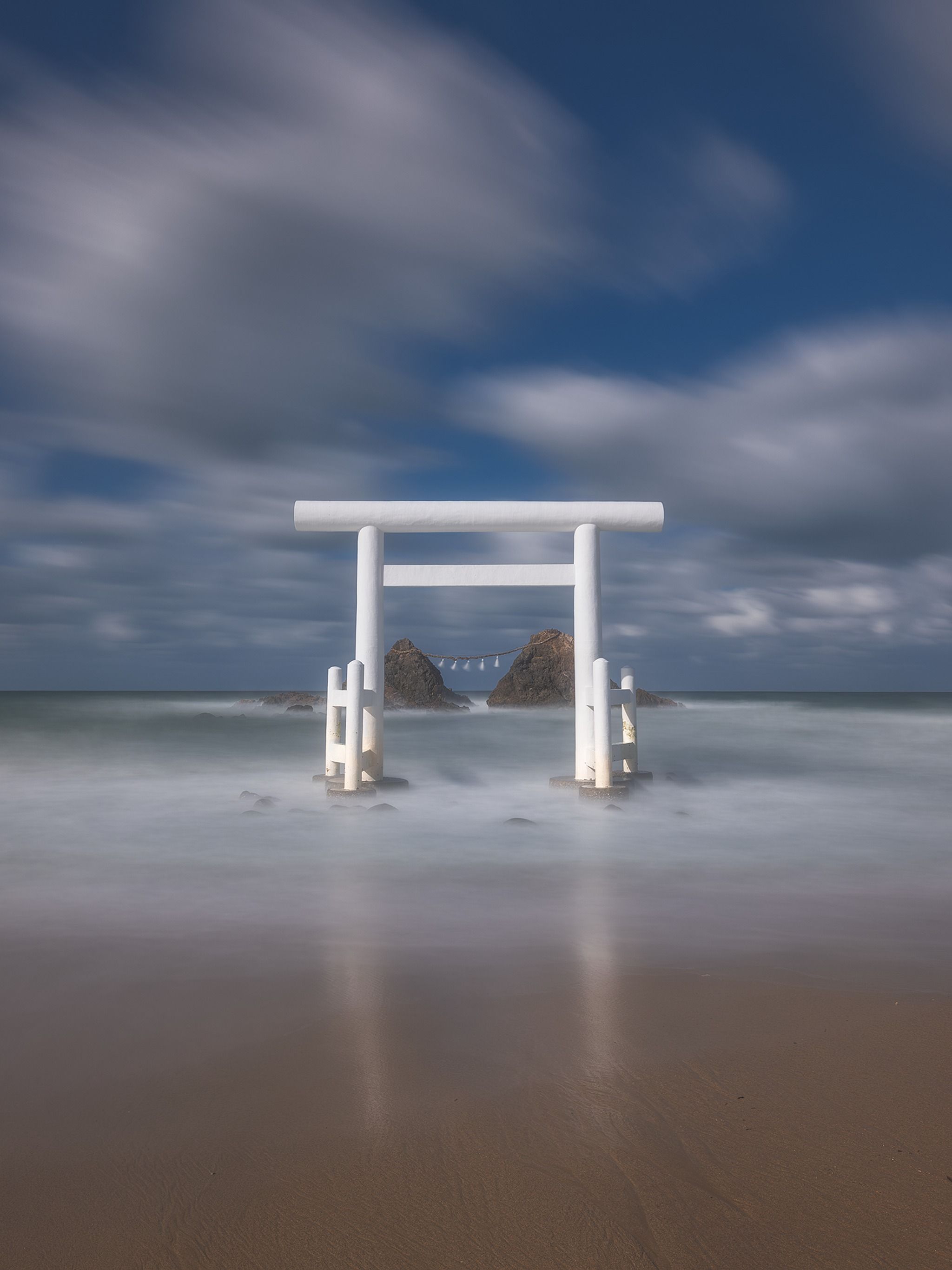 Sakurai Futamigaura Shrine Torii